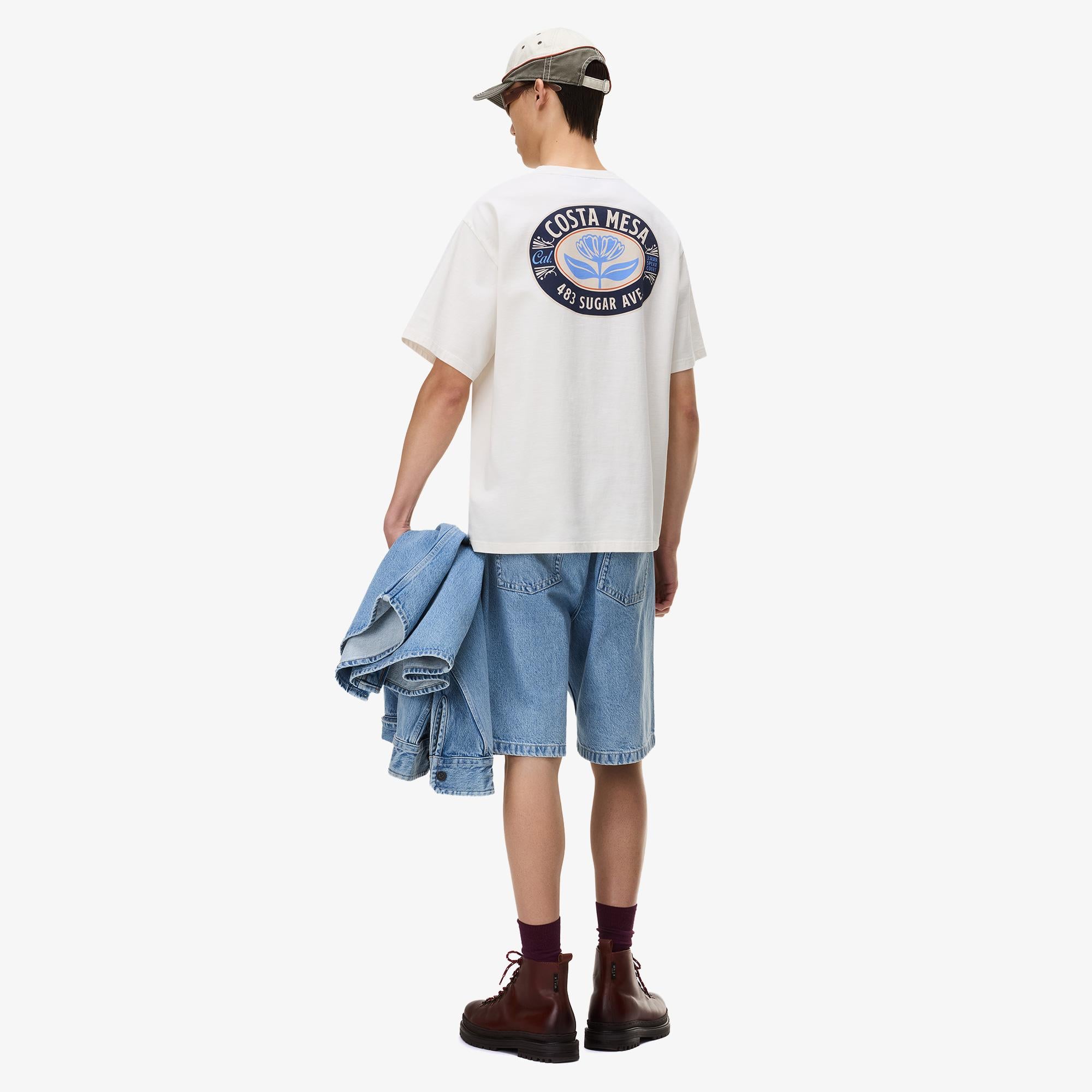 Napapijri S-Fluorite Erkek Beyaz T-Shirt