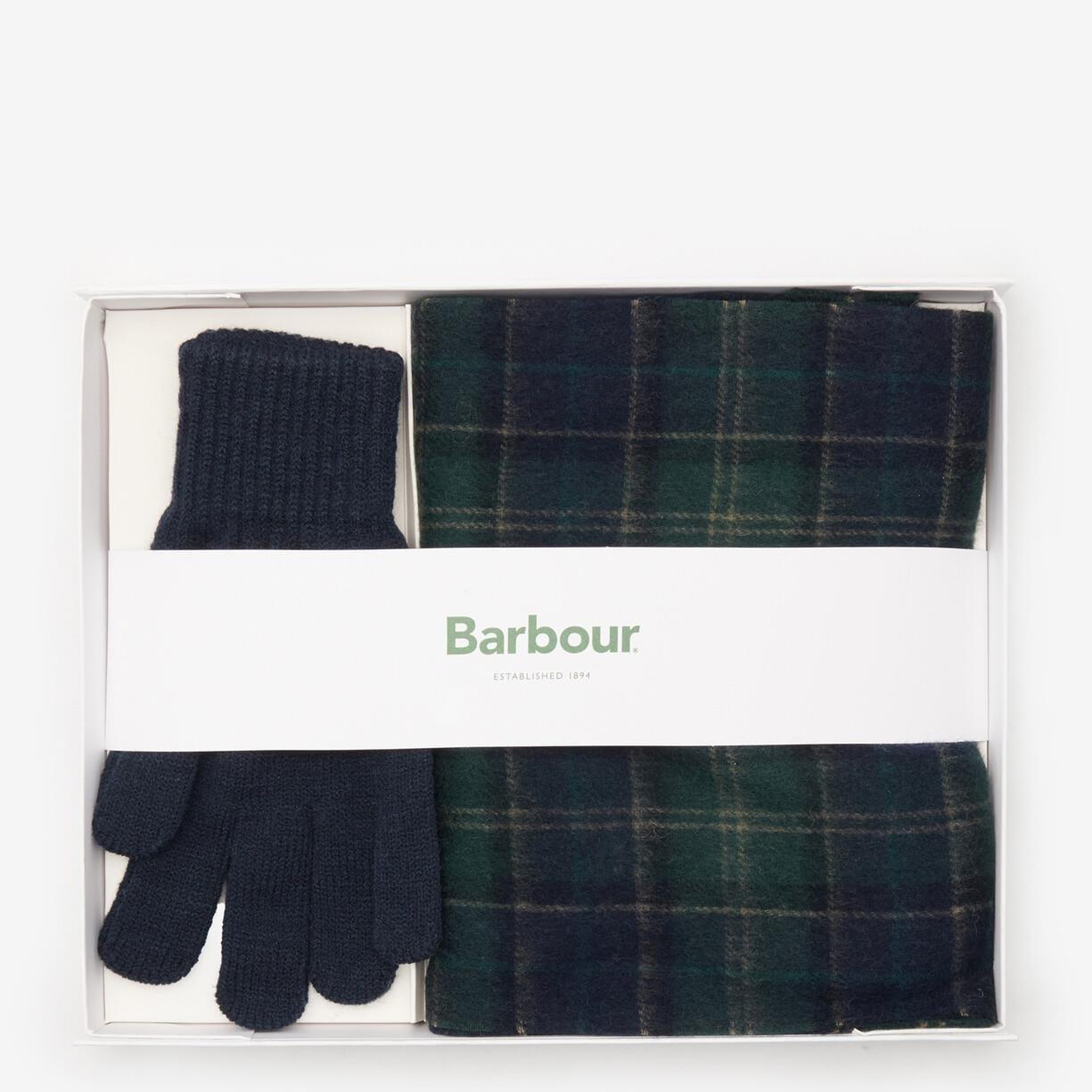 Barbour Tartan Atkı ve Eldiven Hediye Seti