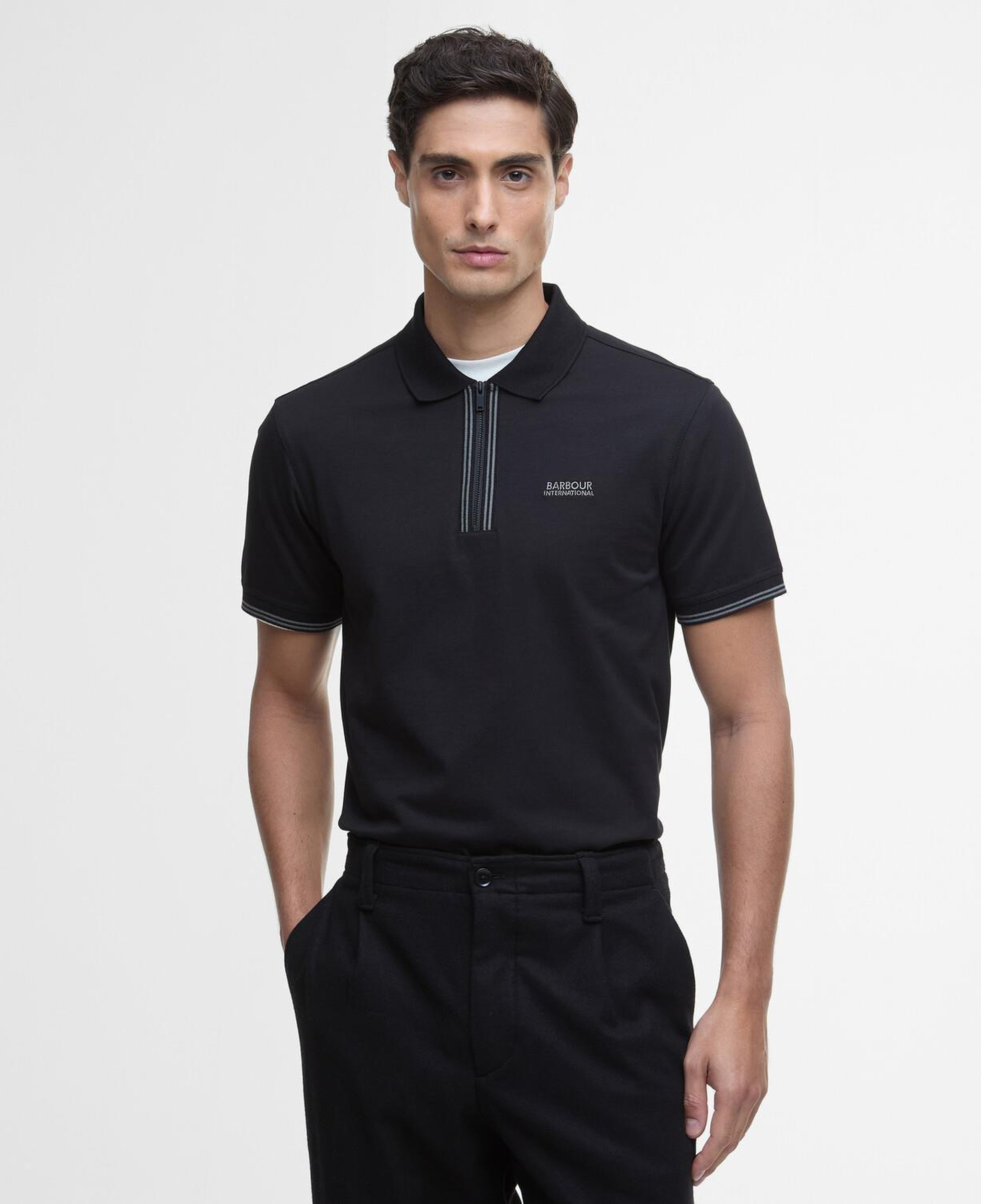 B.Intl Ollie Twin Tipped Placket Polo Yaka