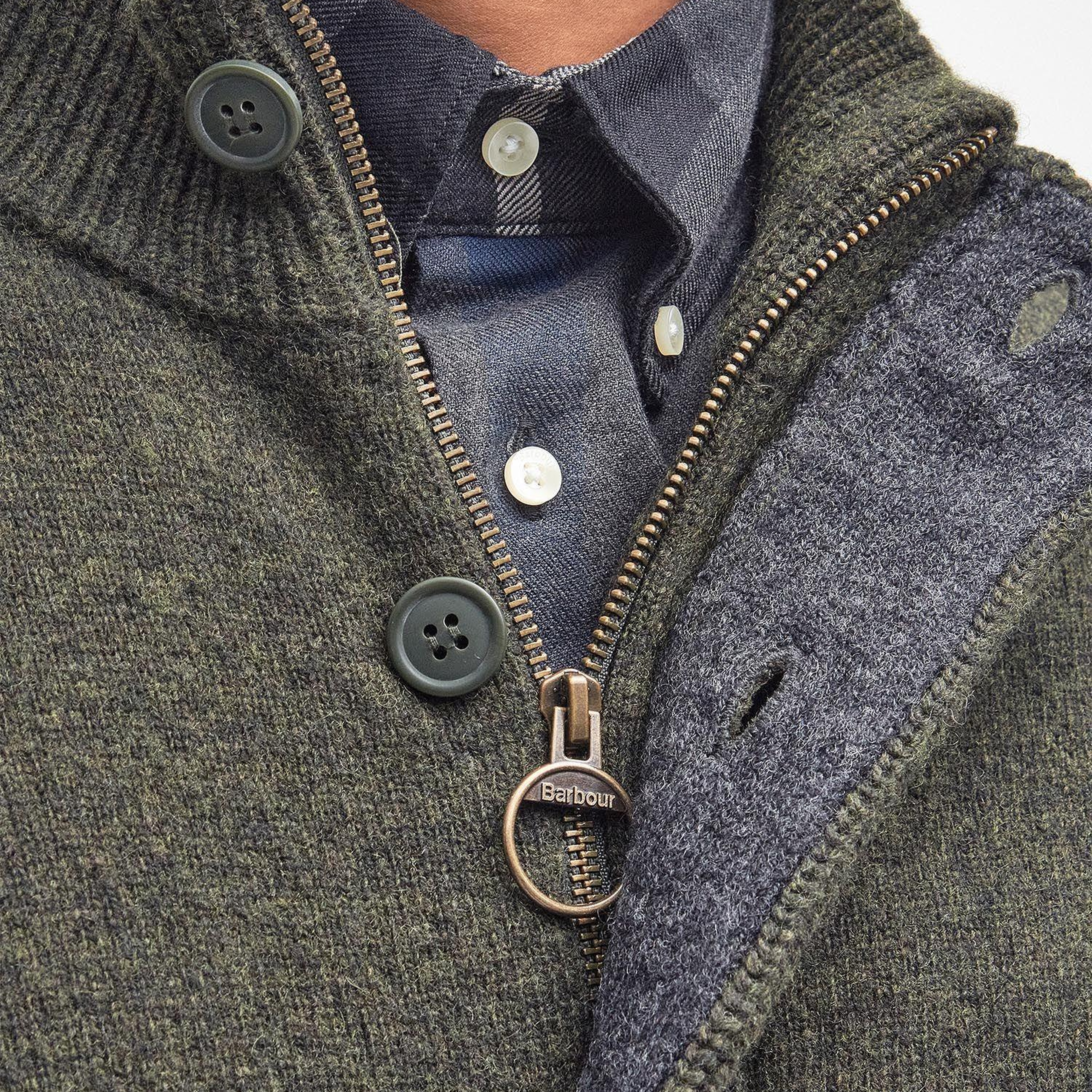 Barbour Patch Zip Through Hırka