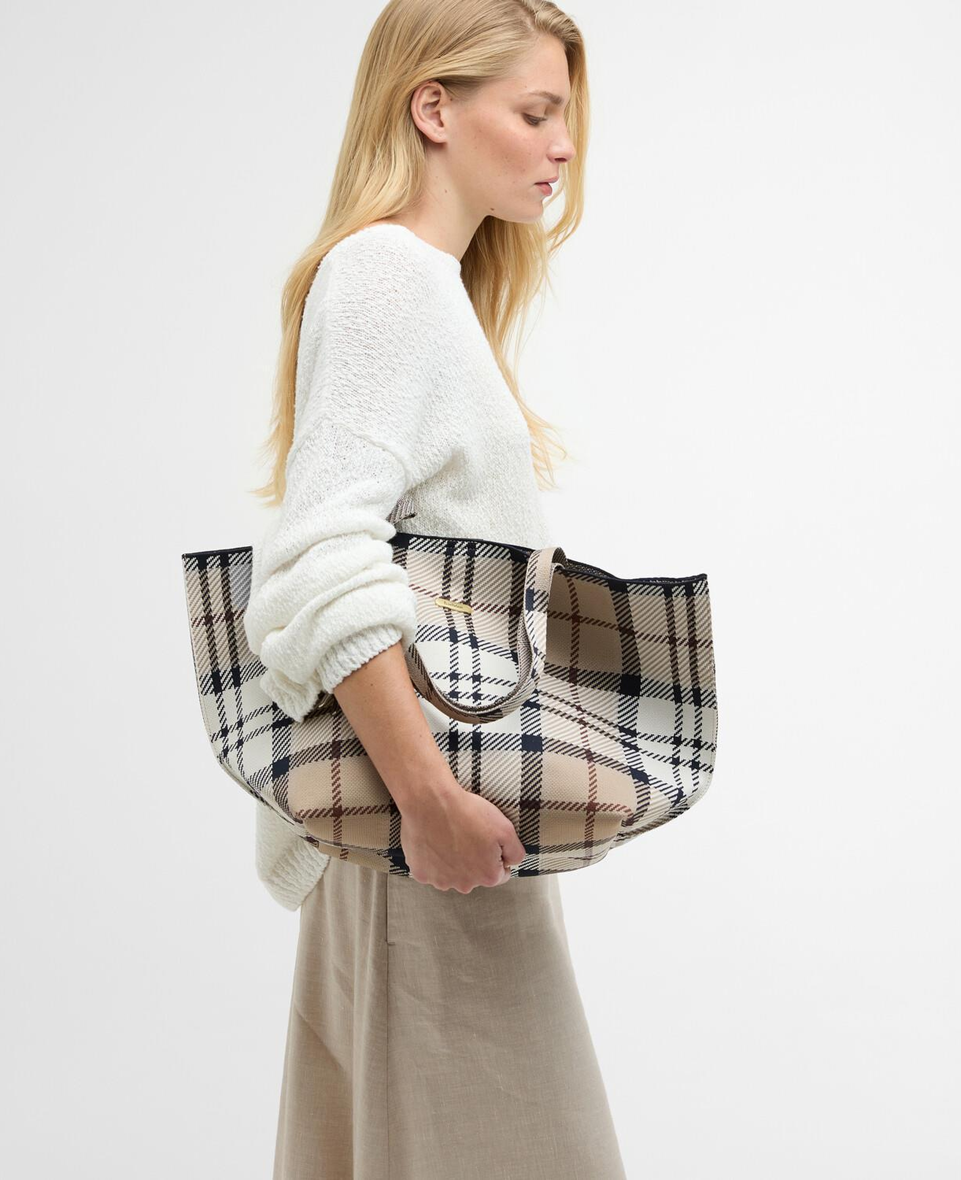 Barbour Layla Tartan Large Kol Çantası