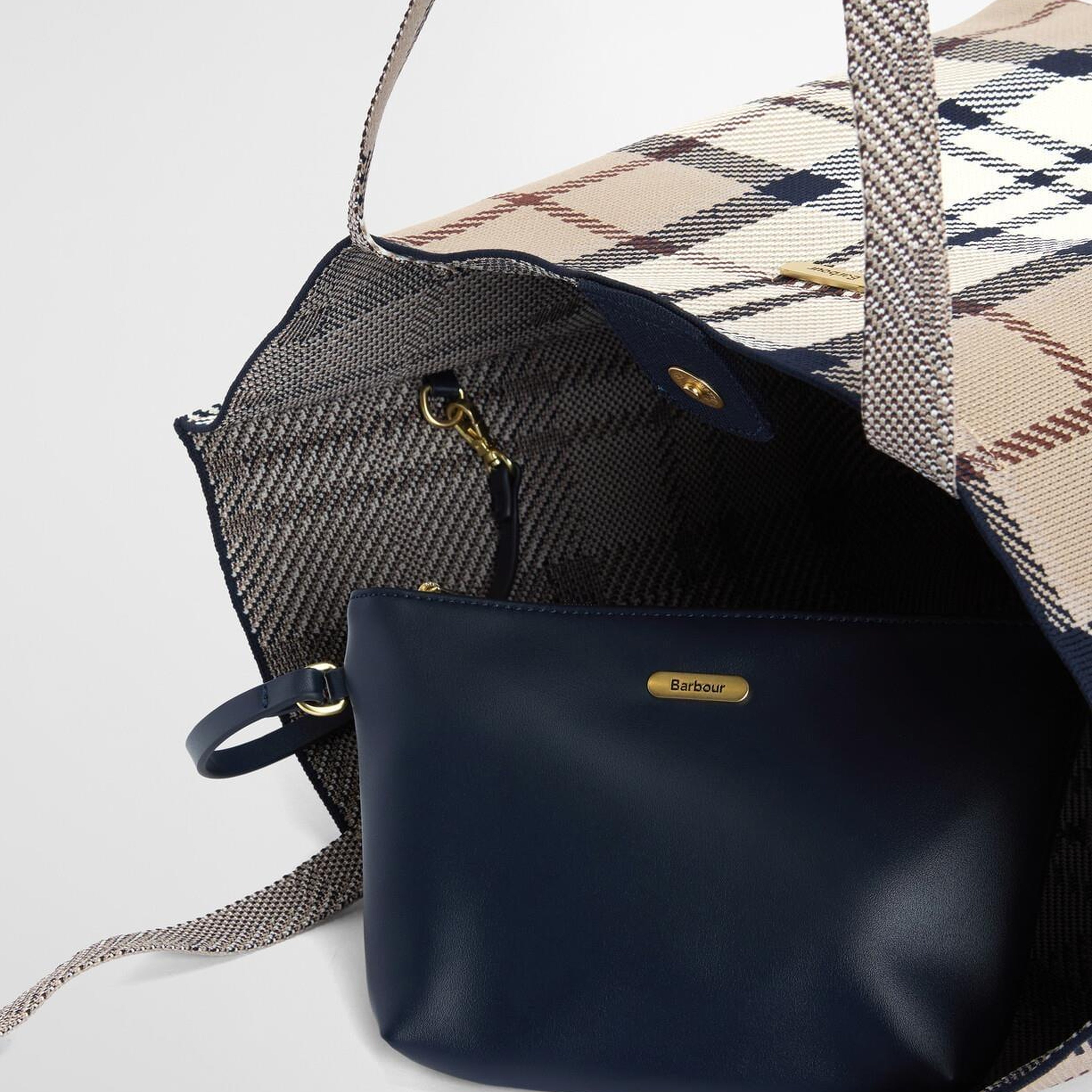 Barbour Layla Tartan Large Kol Çantası