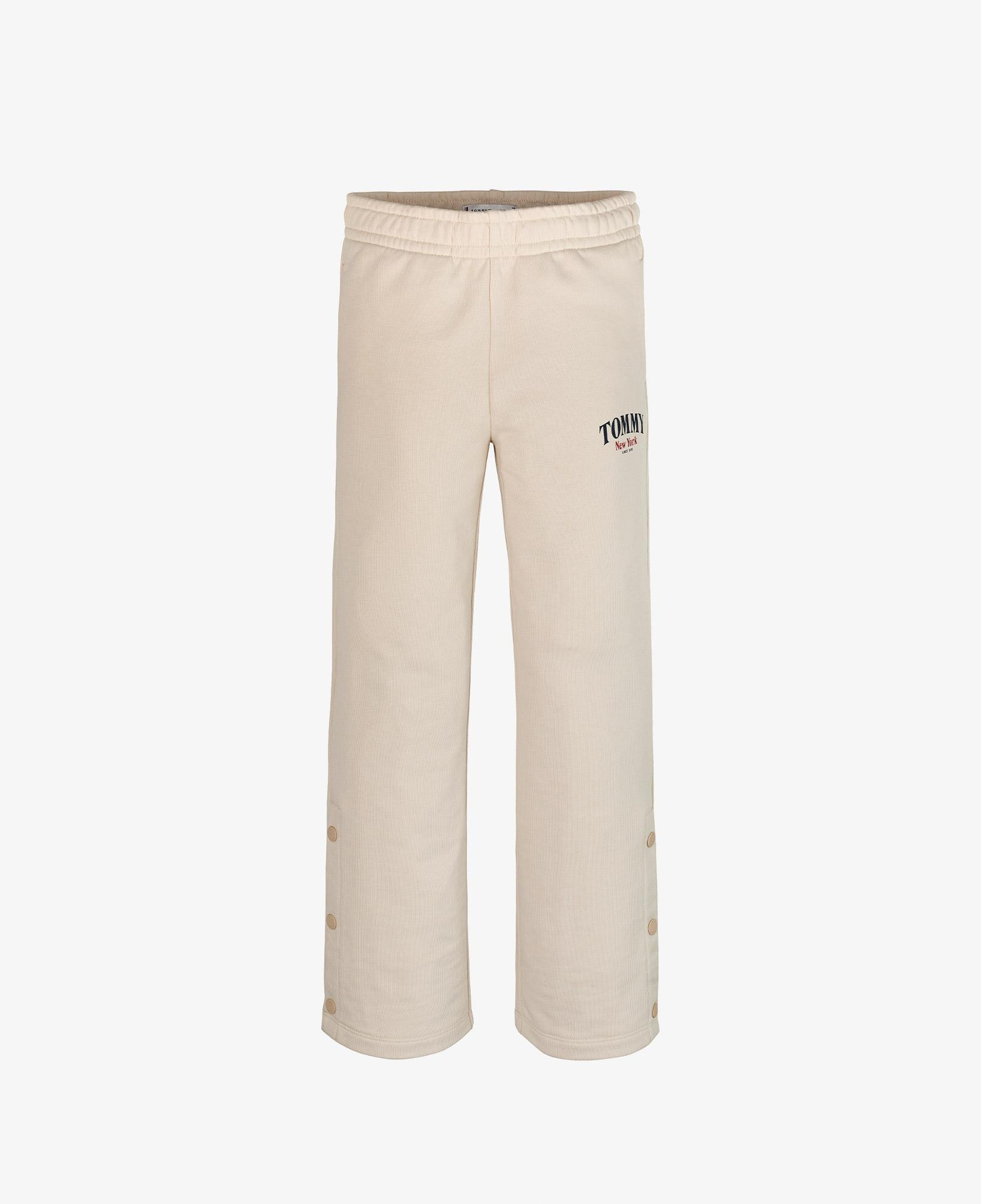 Tommy Hilfiger Wide Leg Çocuk Bej Eşofman Altı