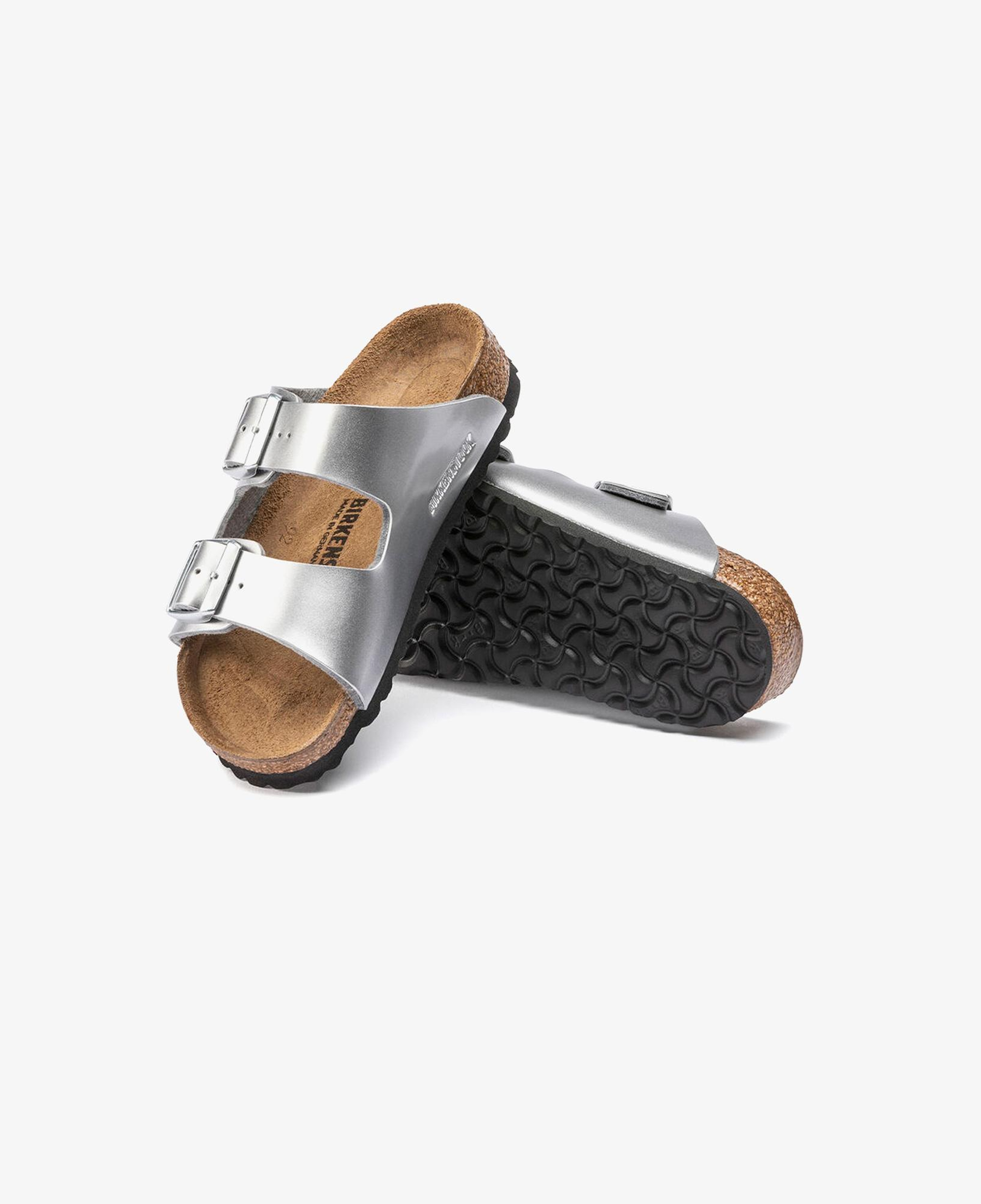 Birkenstock Arizona Bf Electric Metallic Çocuk Gri Terlik
