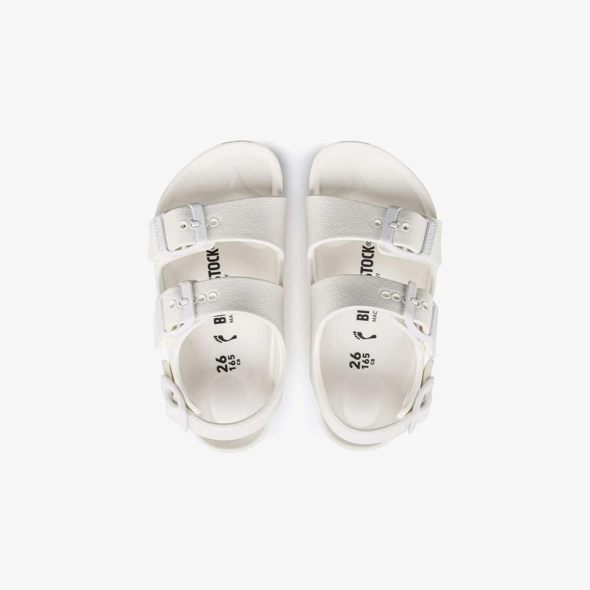 Birkenstock Milano Eva Bebek Beyaz Sandalet