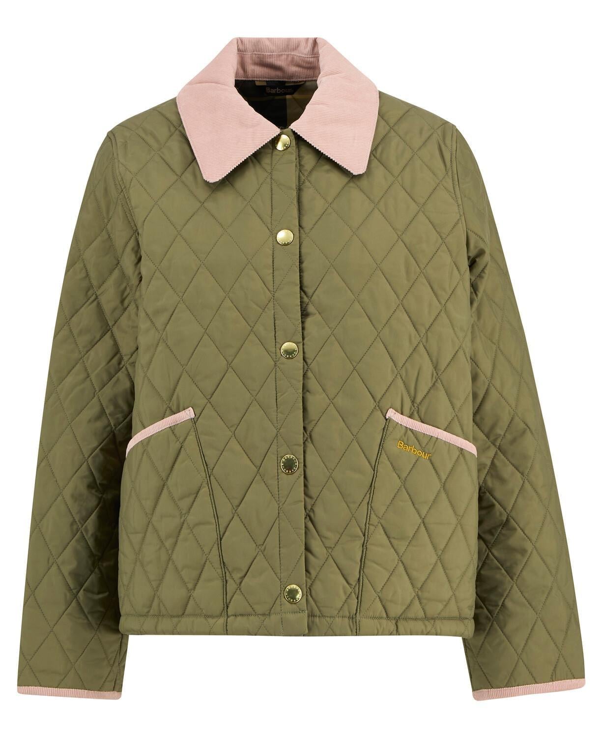 Barbour Icons Cropped Liddesdale Kapitone Ceket