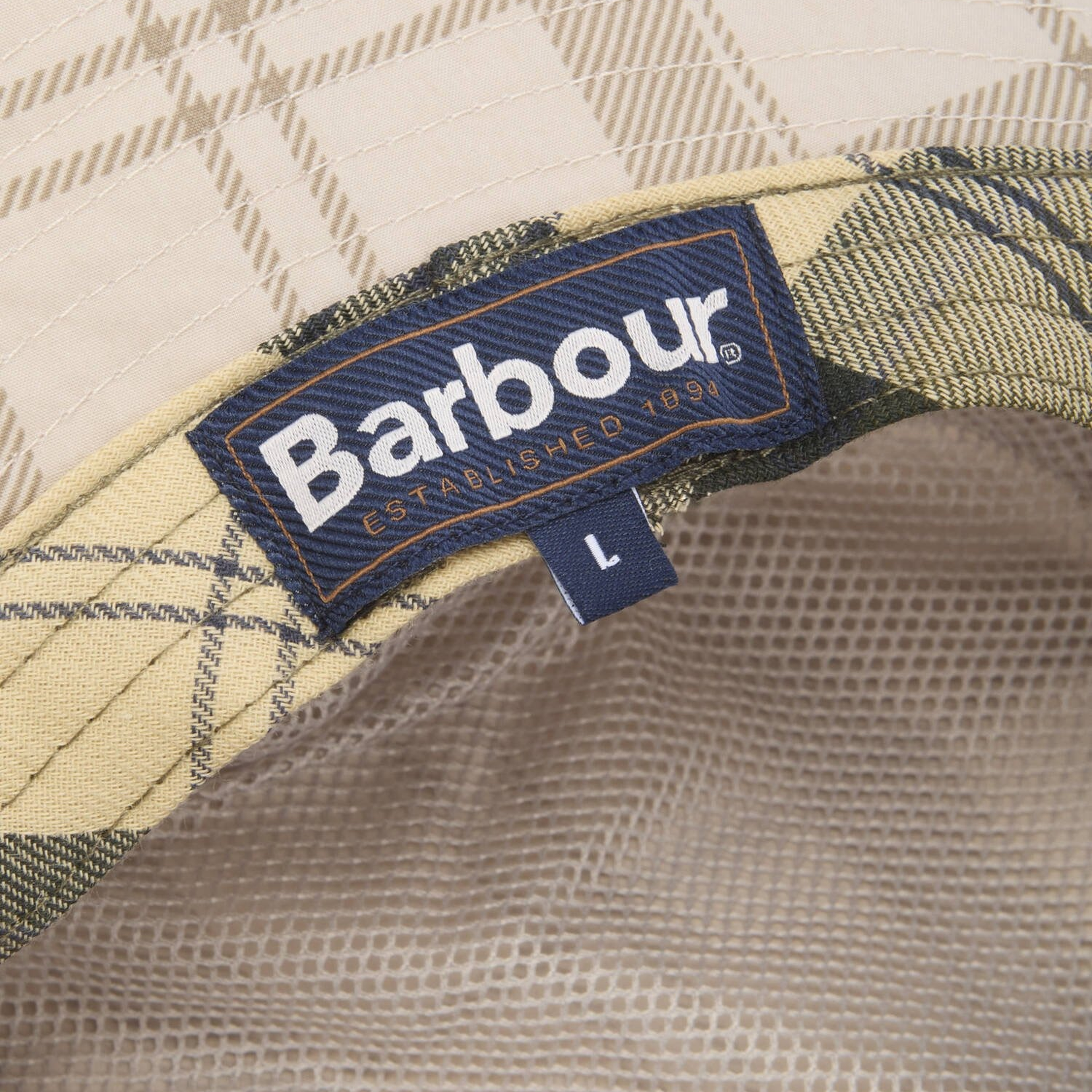 Barbour Tartan Transport Yağlı Bucket Şapka