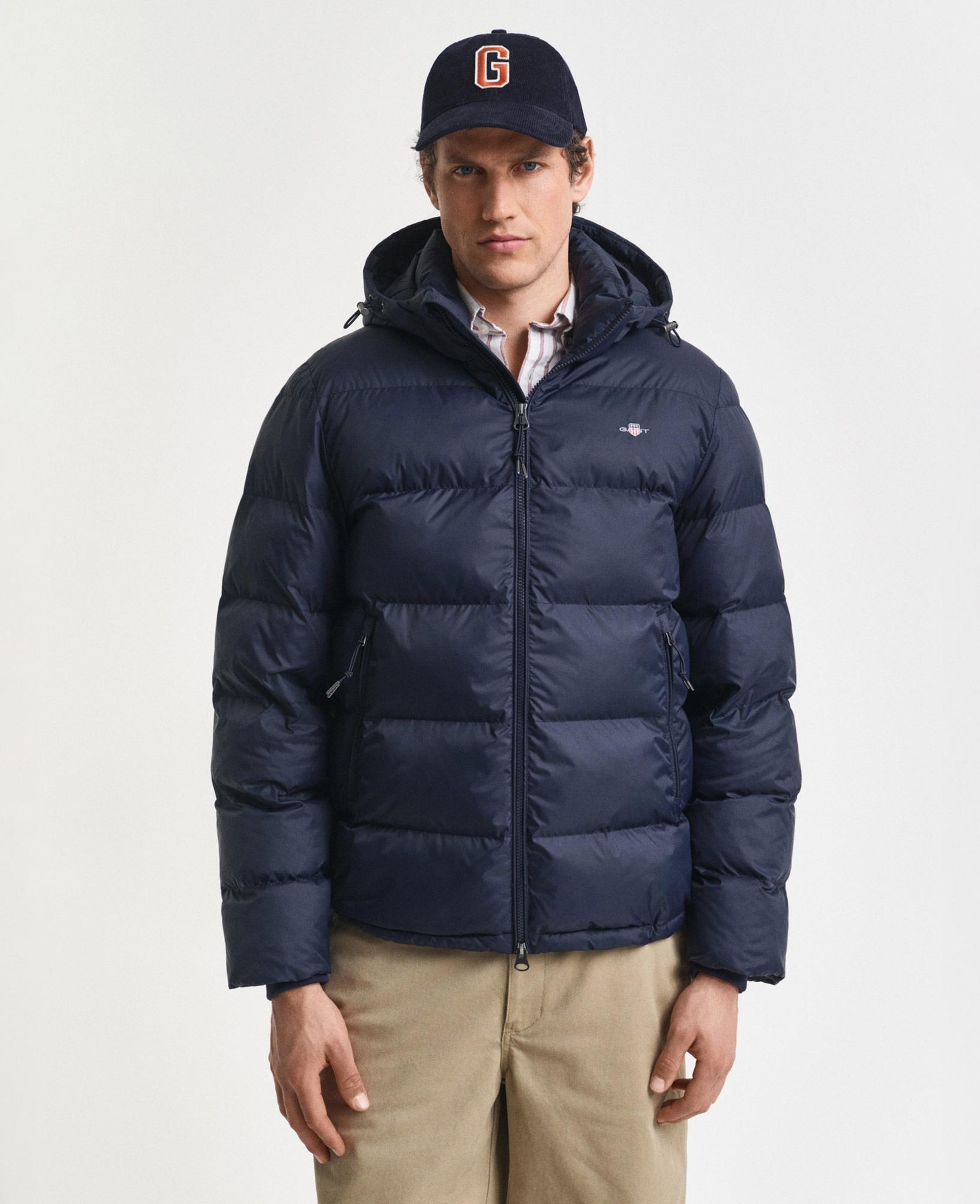 GANT Erkek Lacivert Regular Fit Active Cloud Mont