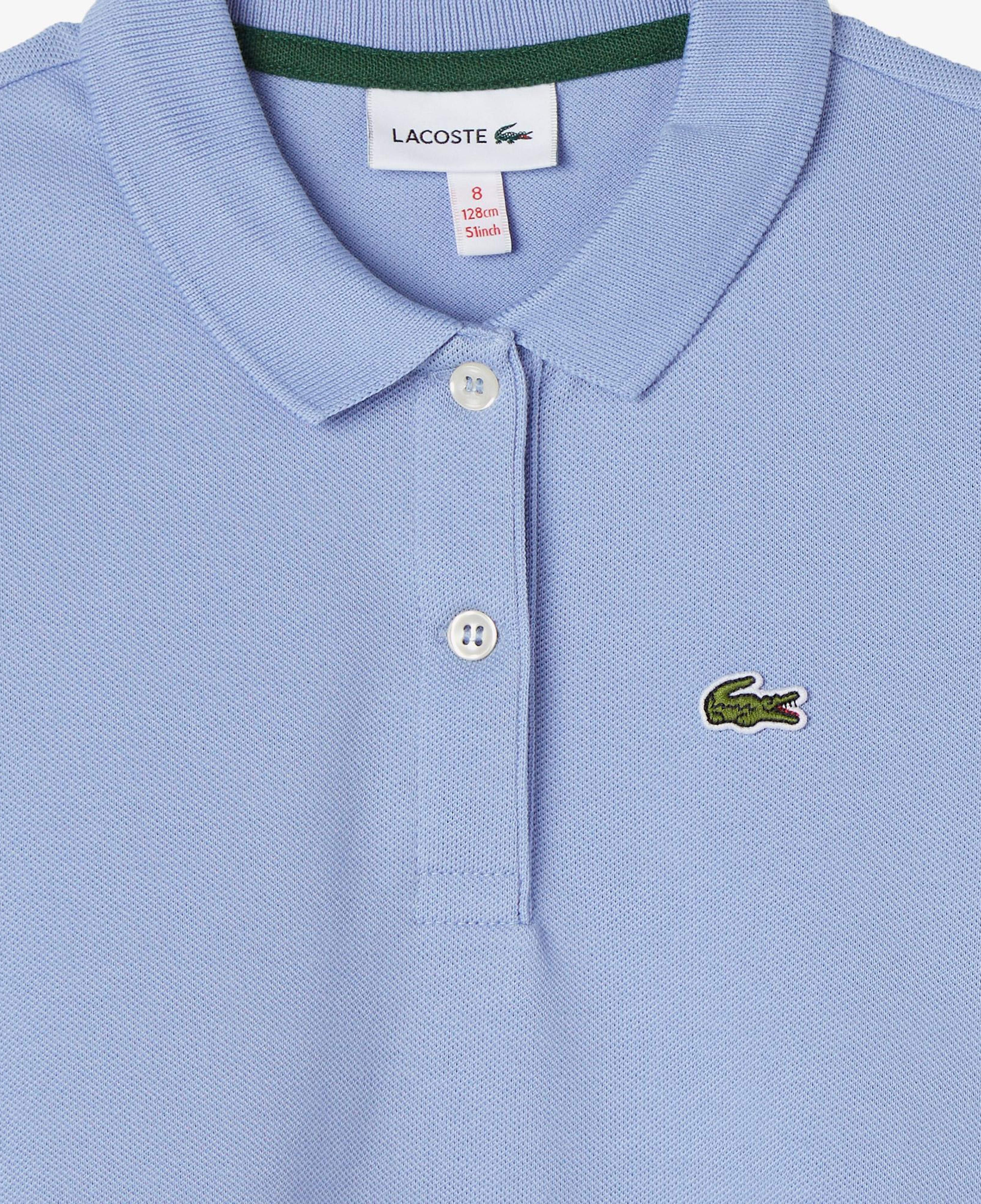 Lacoste Çocuk Uzun Kollu Polo Yaka Mavi Elbise