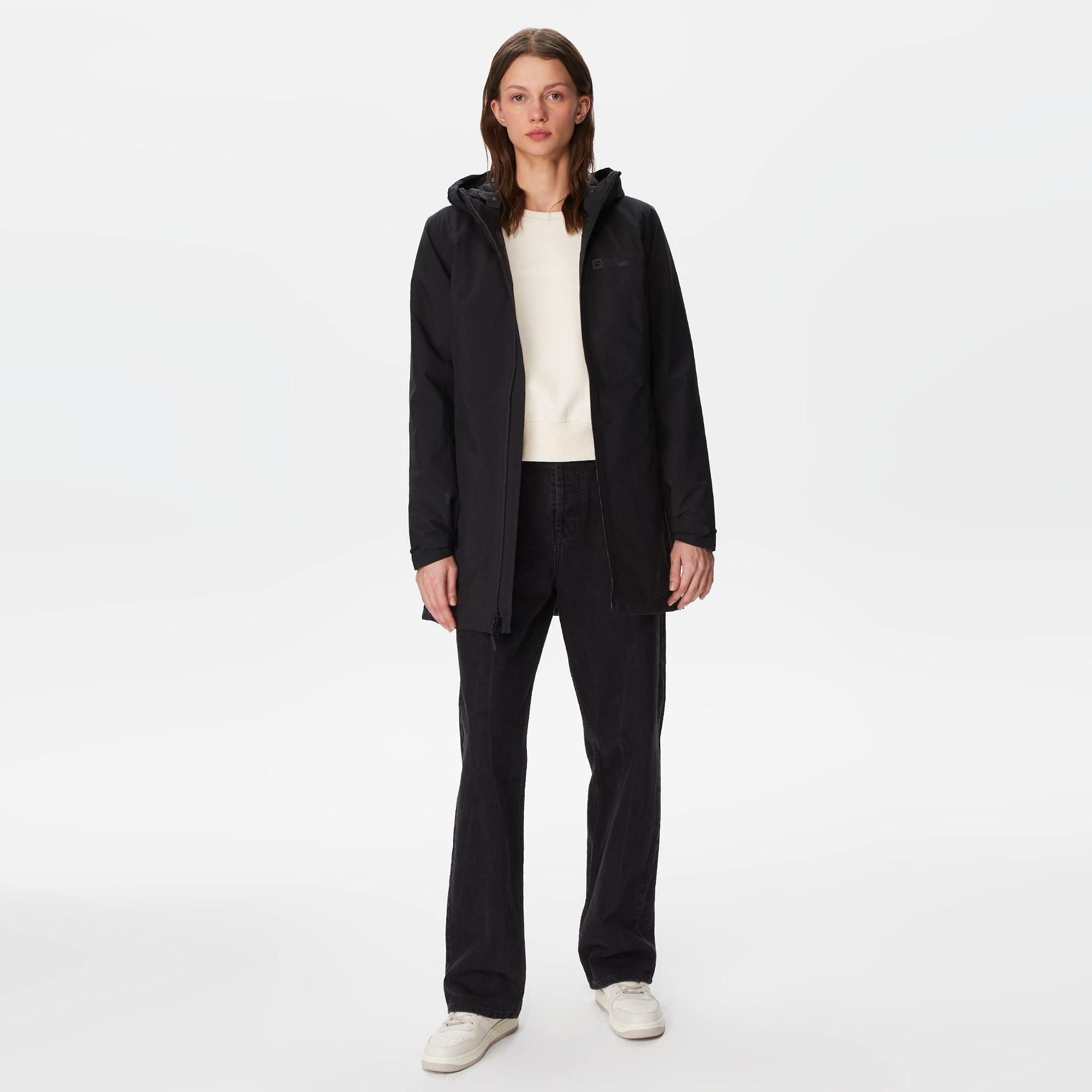 Jack Wolfskin Heidelstein Ins Kadın Siyah Mont