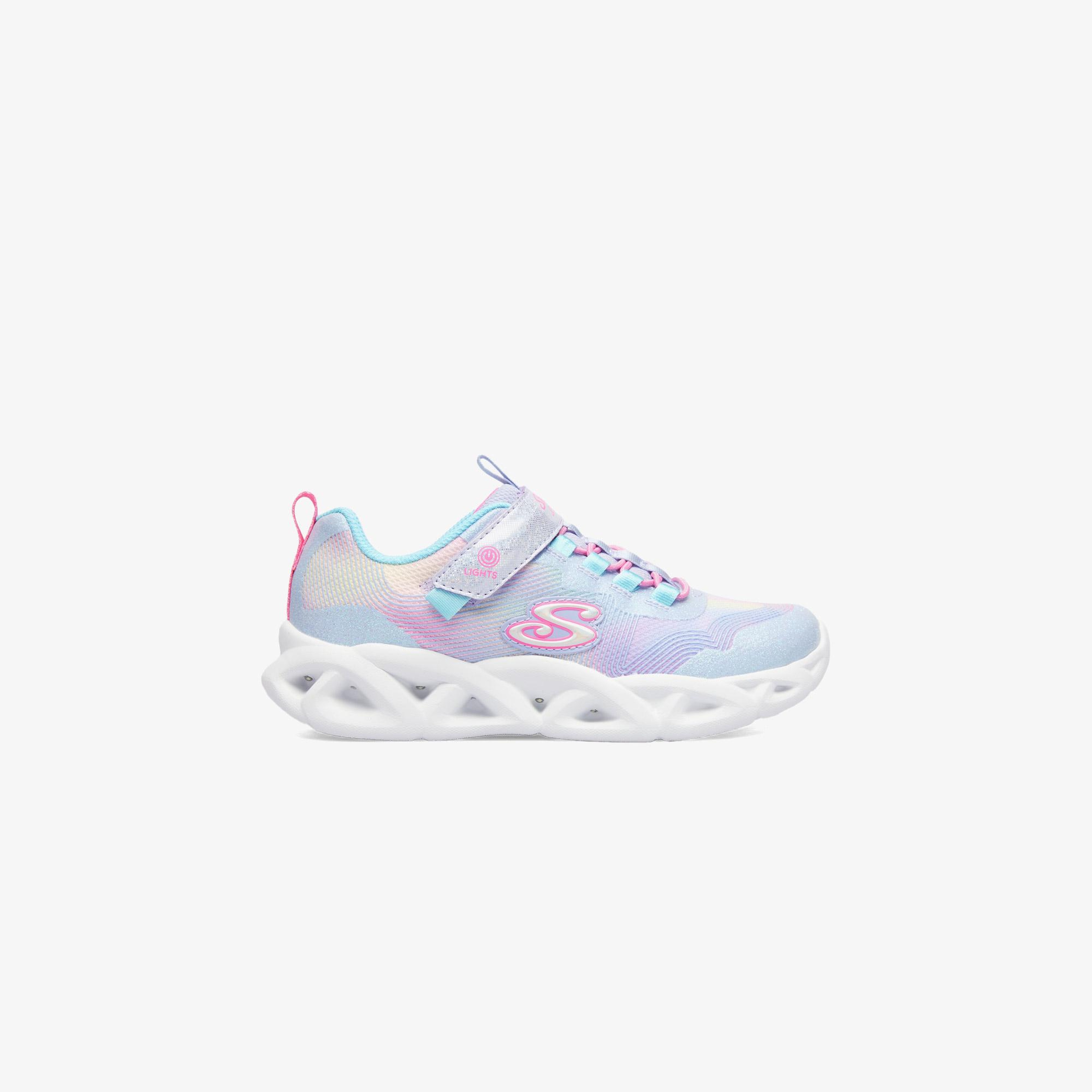 Skechers Twisty Brights 2.0 Kız Çocuk Mor Işıklı Spor Ayakkabı
