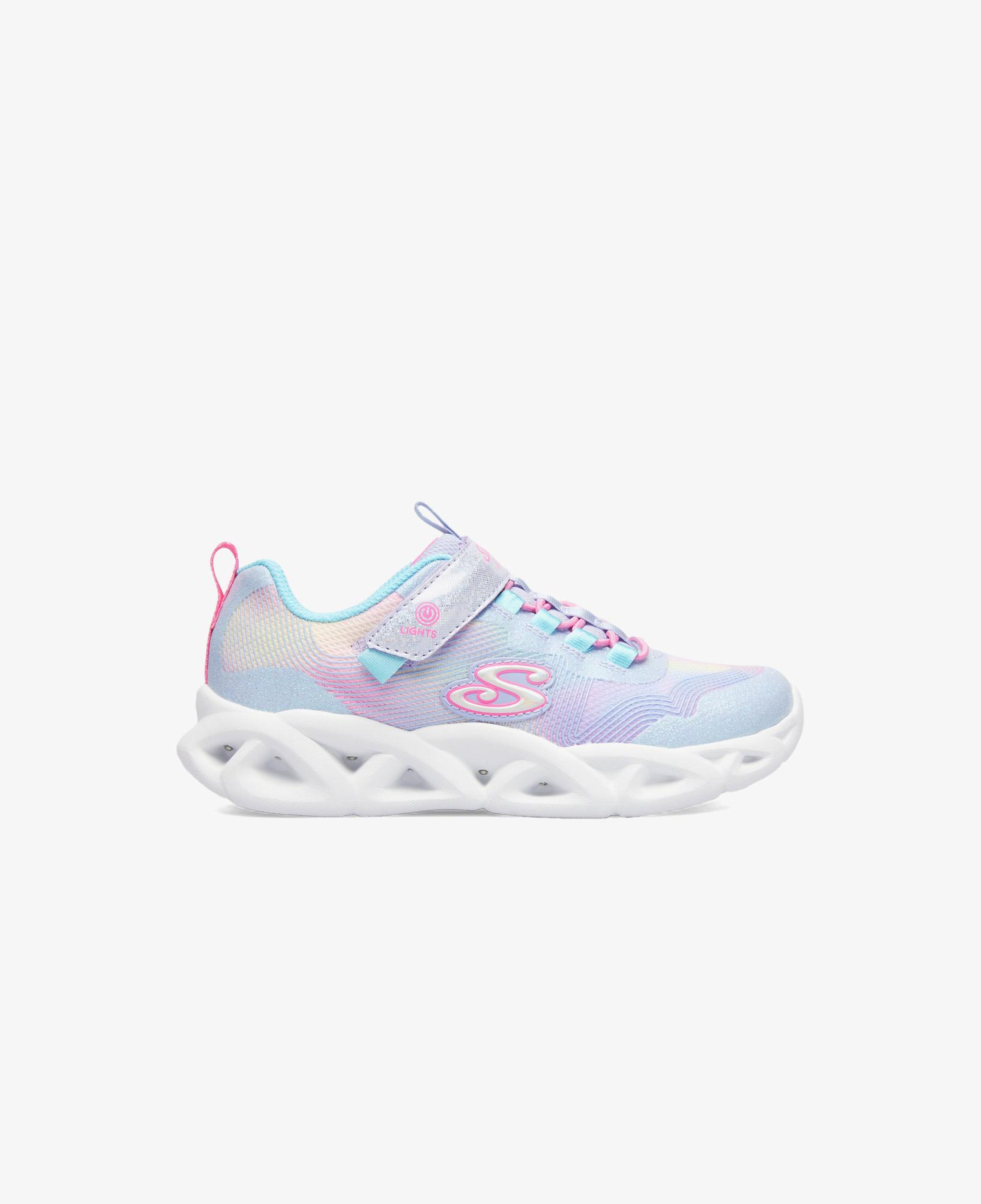 Skechers Twisty Brights 2.0 Kız Çocuk Mor Işıklı Spor Ayakkabı