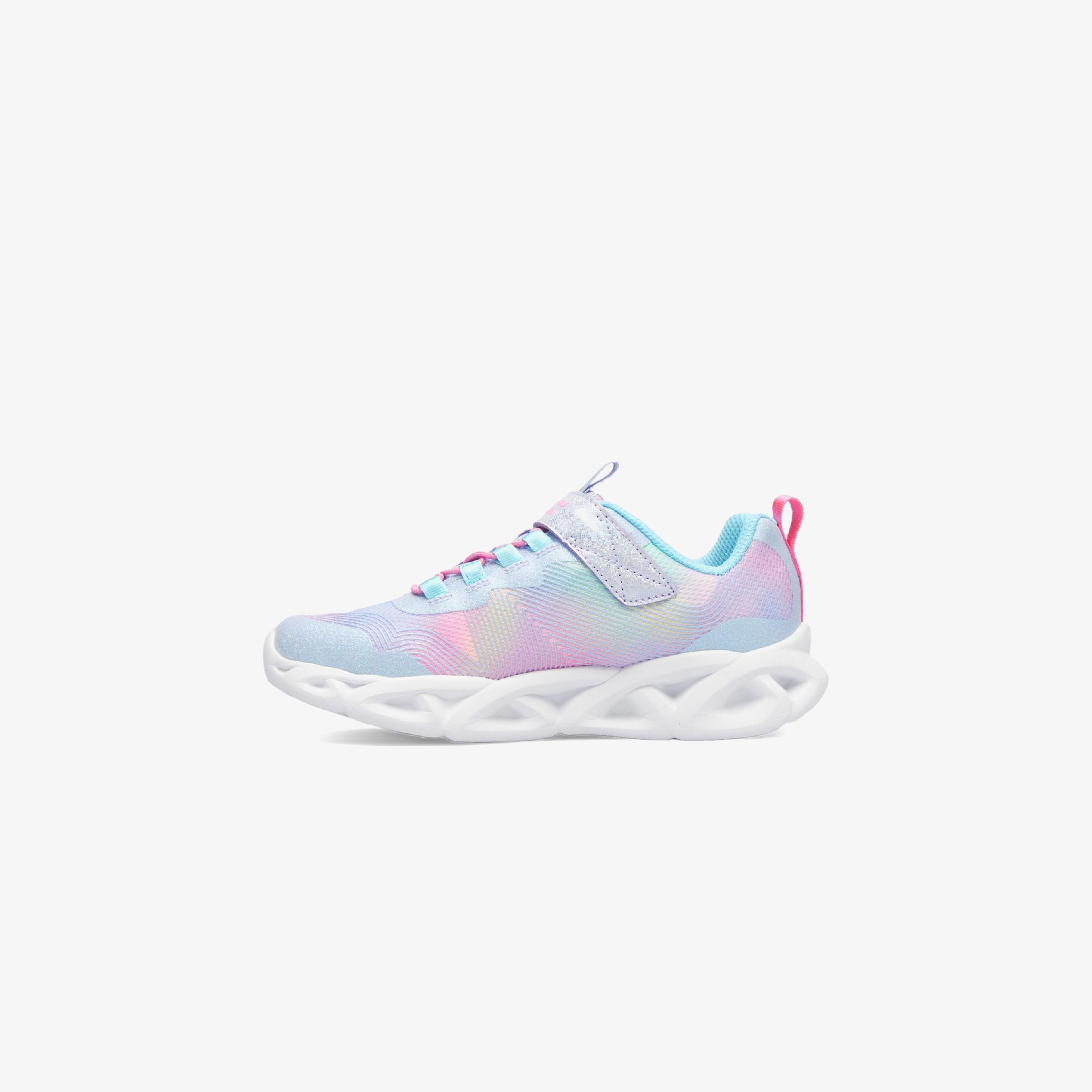Skechers Twisty Brights 2.0 Kız Çocuk Mor Işıklı Spor Ayakkabı