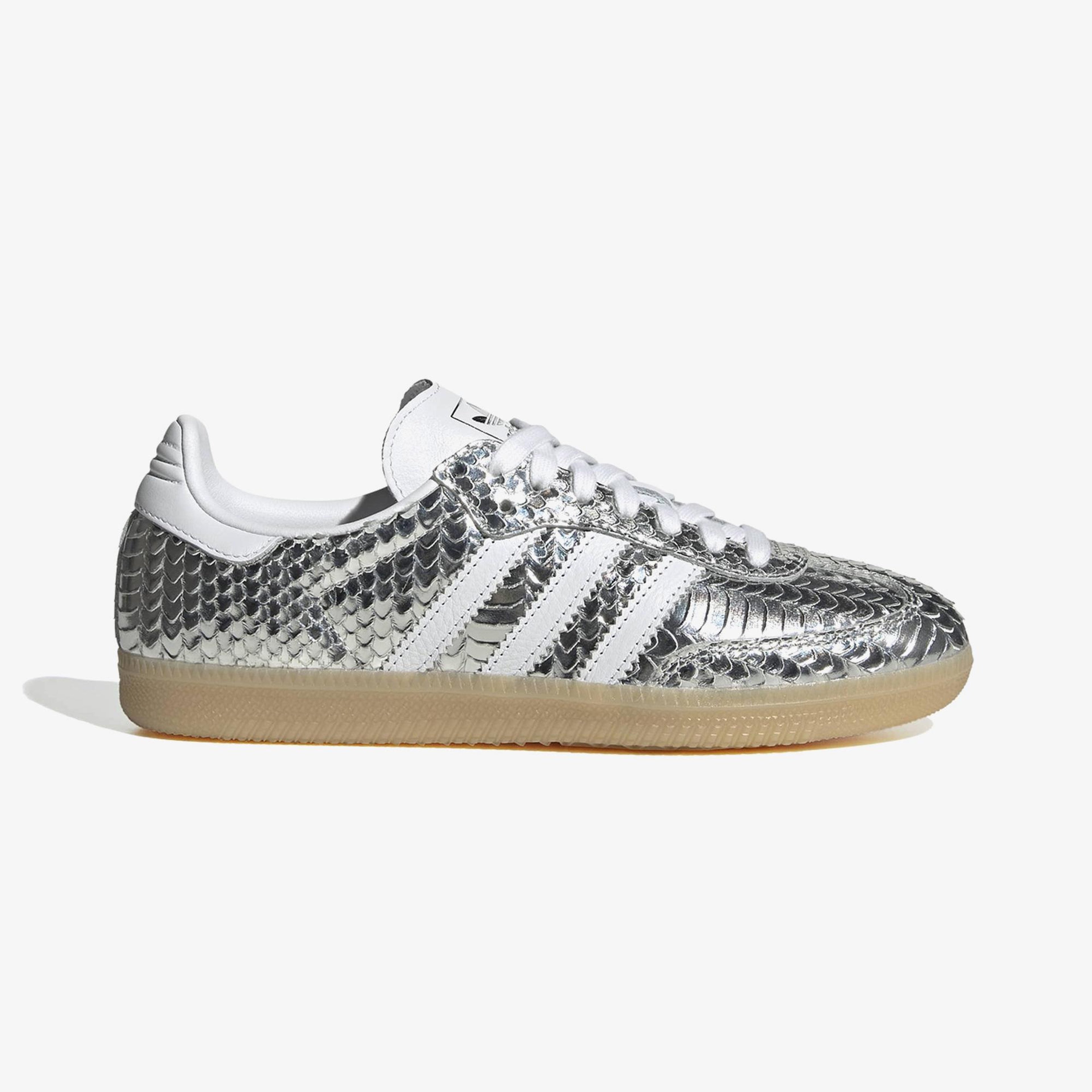 adidas Samba Og Kadın Gümüş Spor Ayakkabı