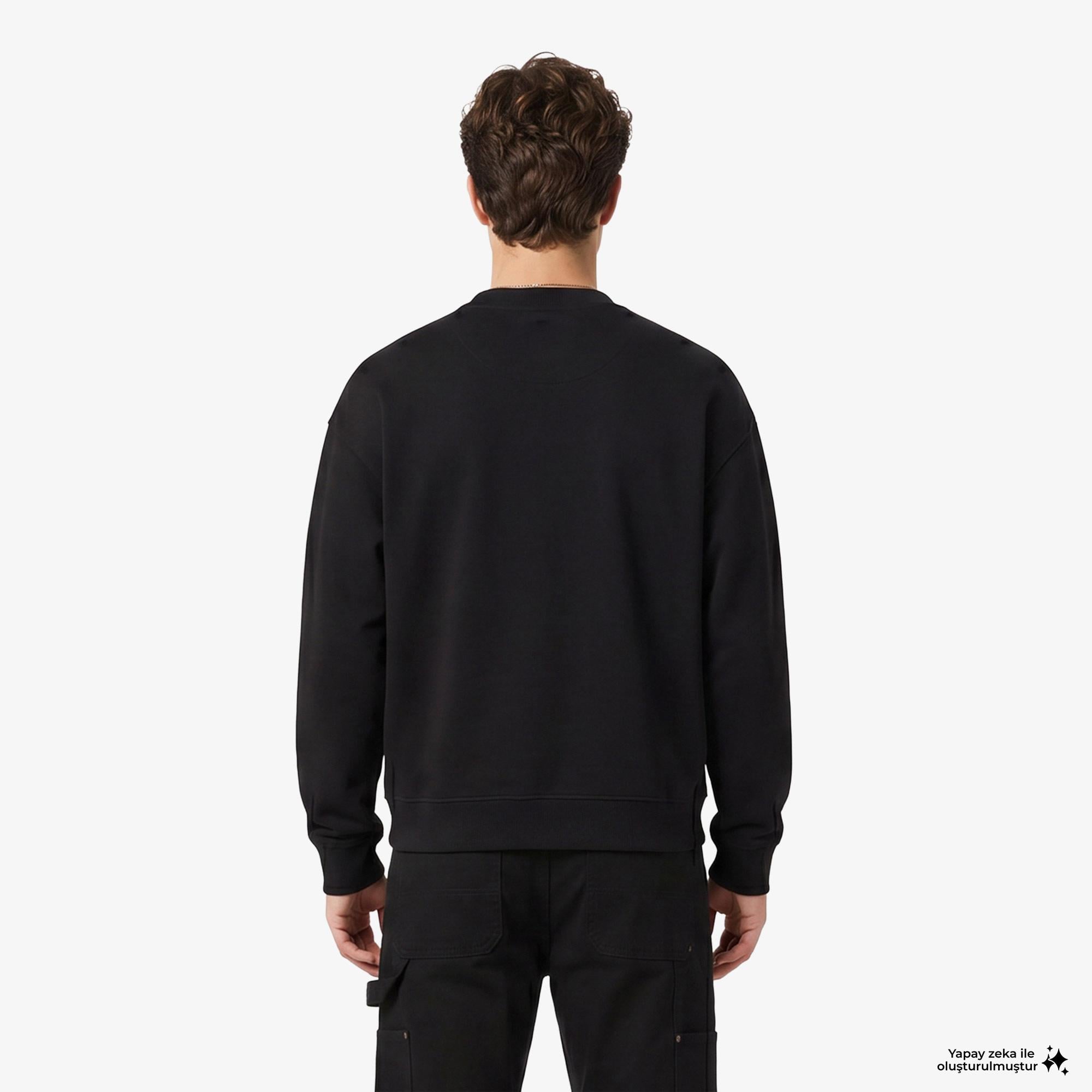 Hugo Boss Nedro Erkek Siyah Sweatshirt