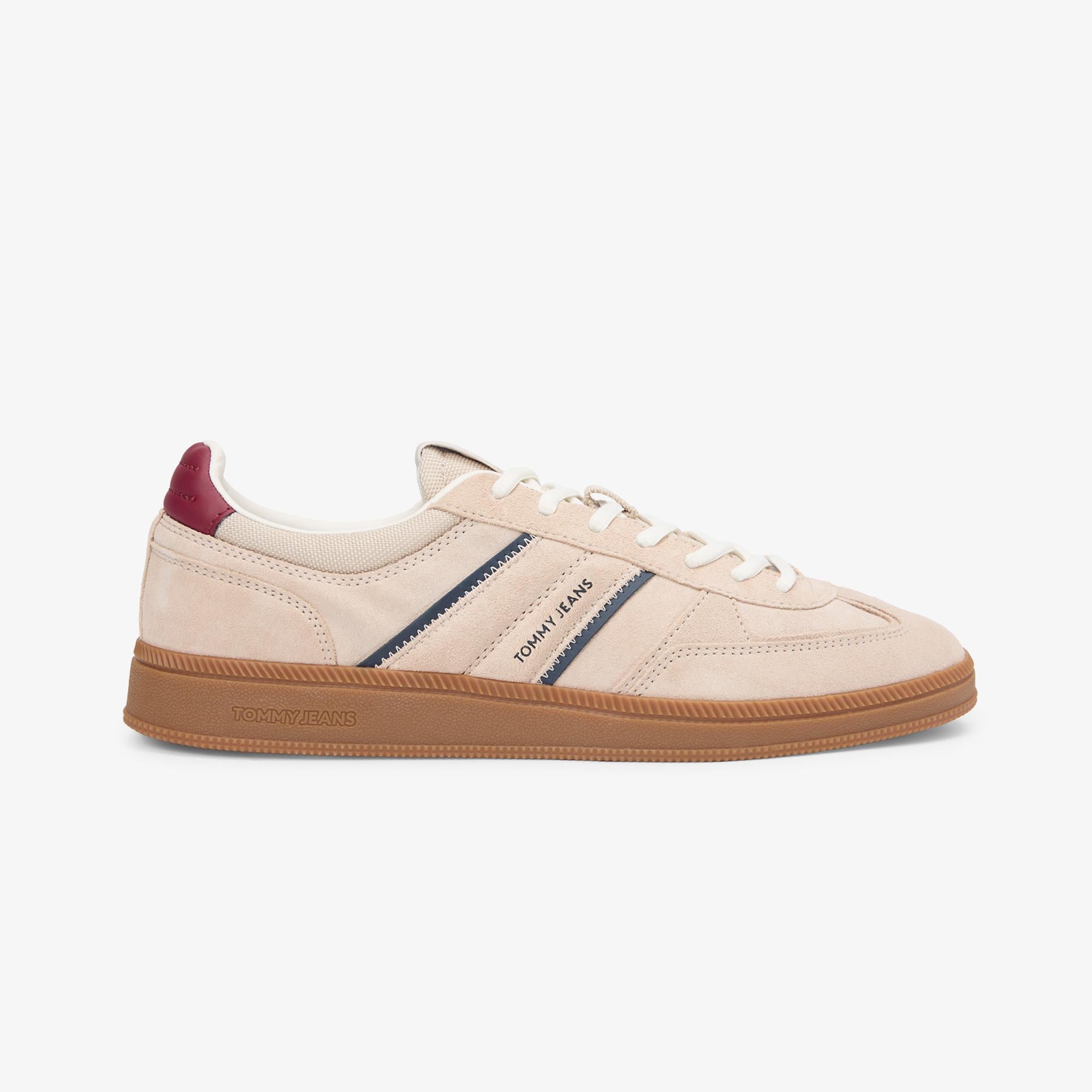 Tommy Hilfiger The Greenwich Edge Suede Erkek Bej Spor Ayakkabı