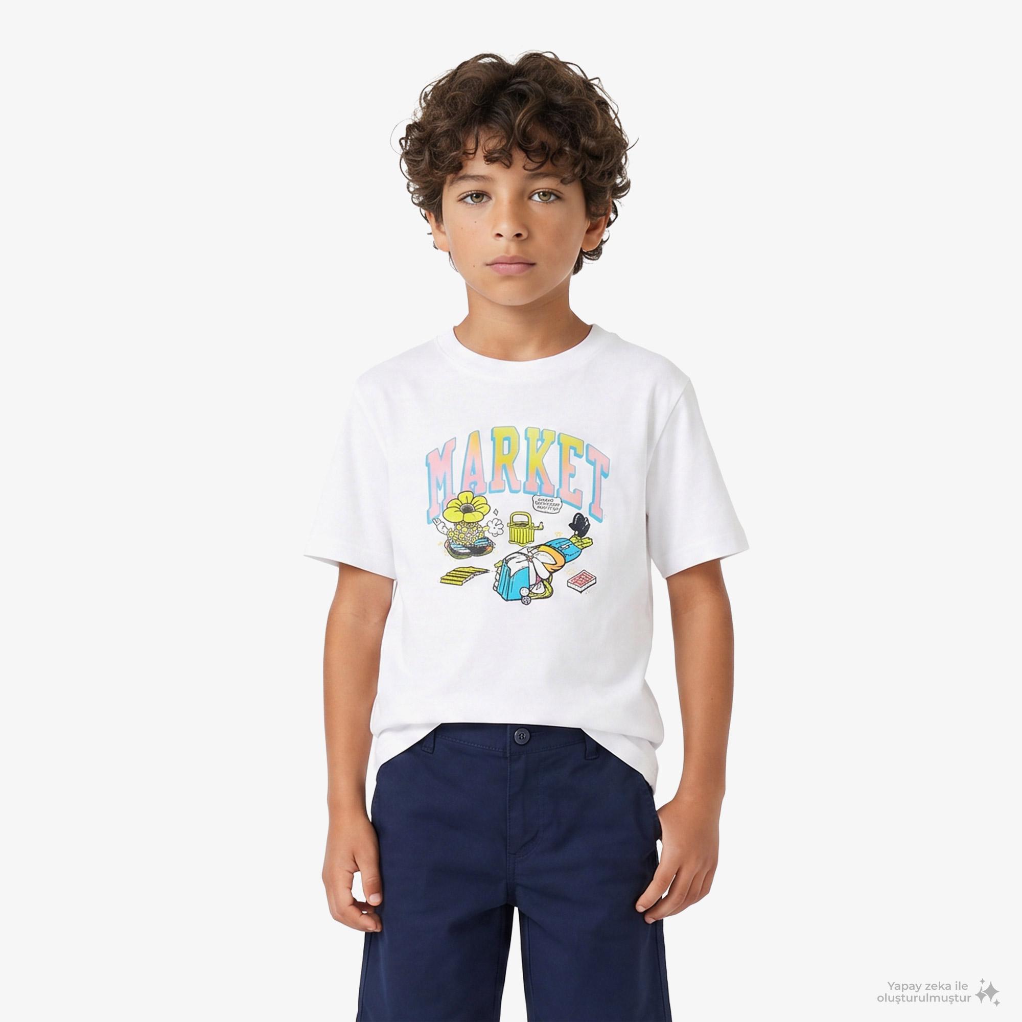Market Seeds Of Tomorrow Çocuk Beyaz T-Shirt