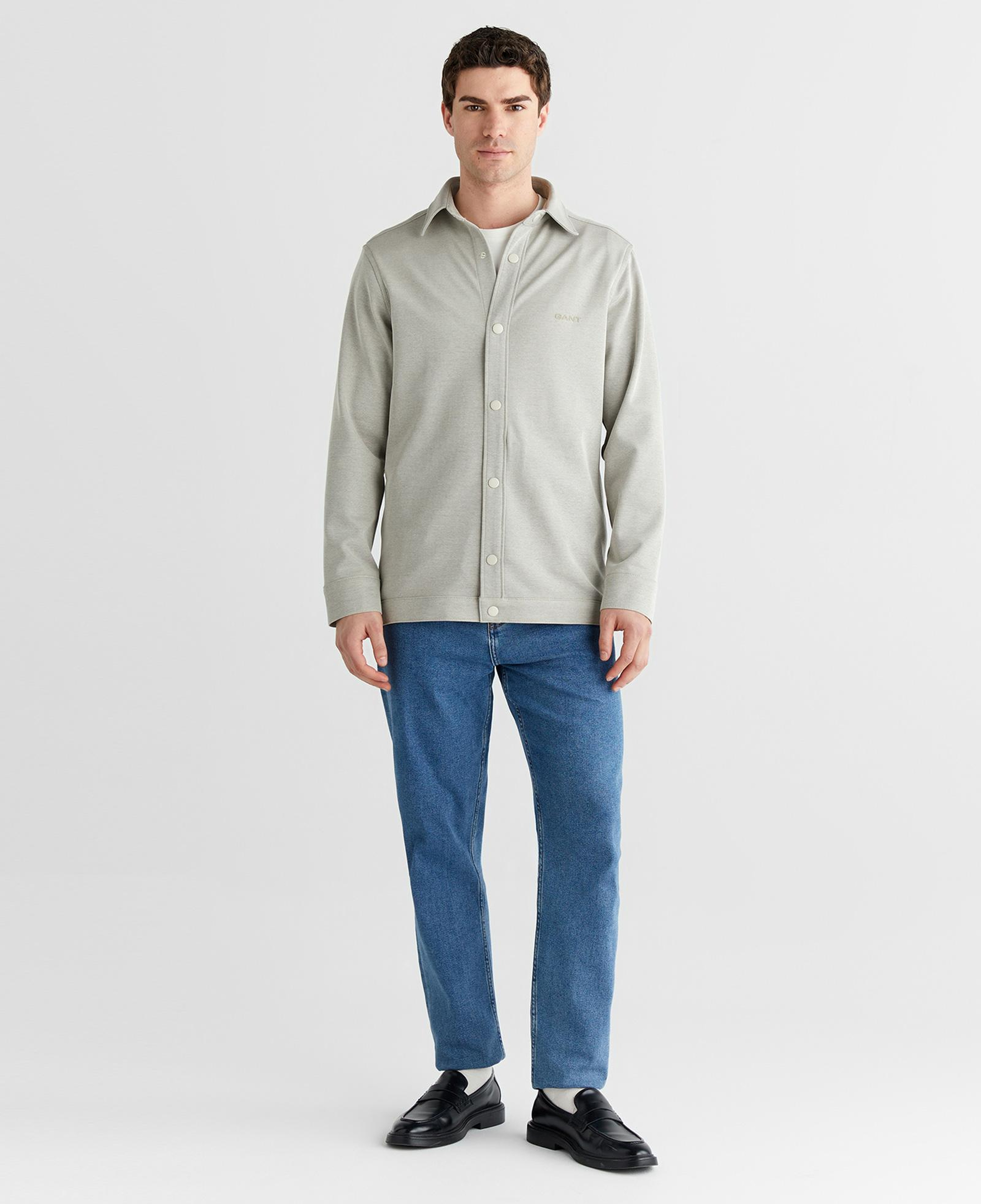 GANT Erkek Bej Regular Fit Gömlek Yaka Gömlek