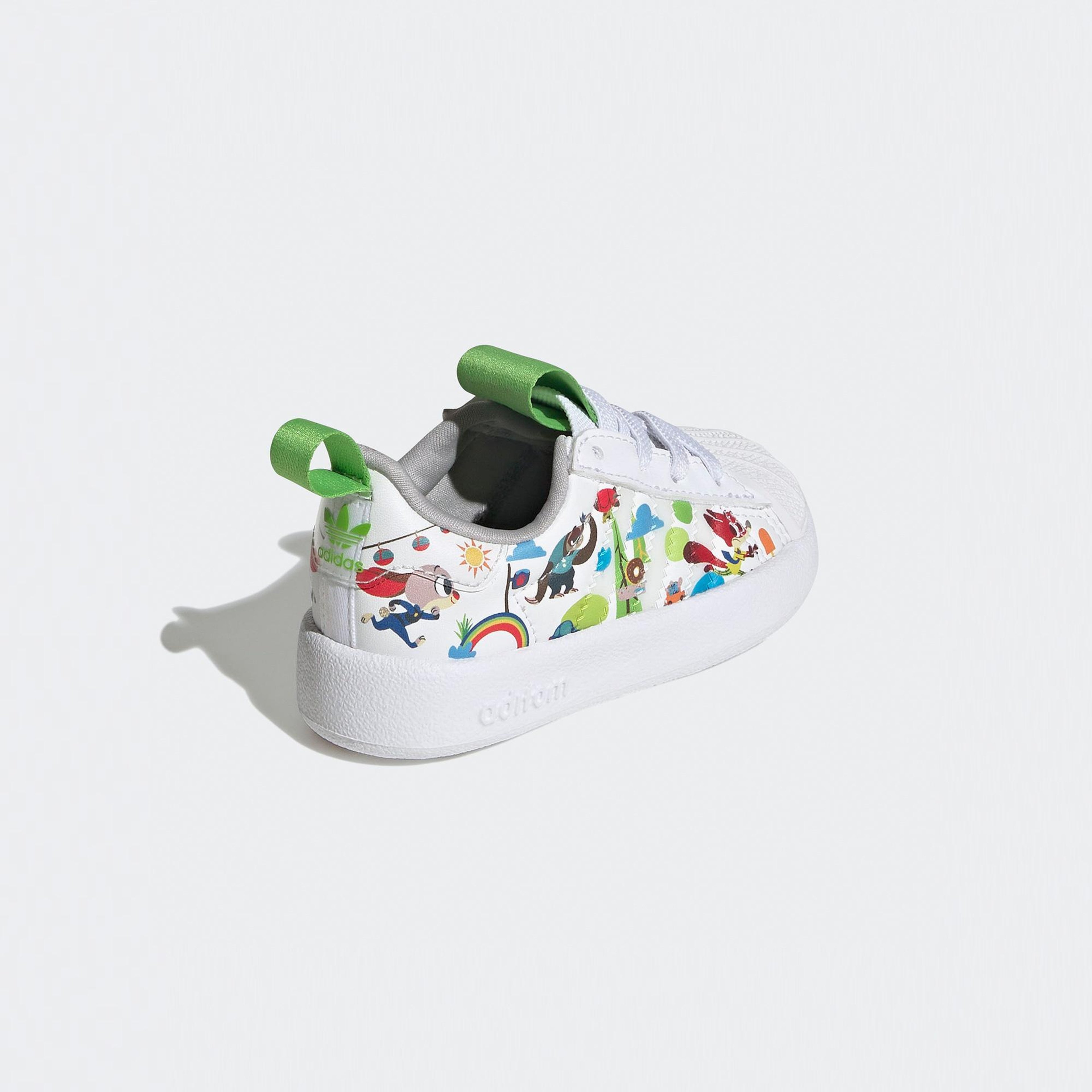 adidas Disney Zootopia Adifom Superstars 360 Beyaz Bebek Ayakkabı