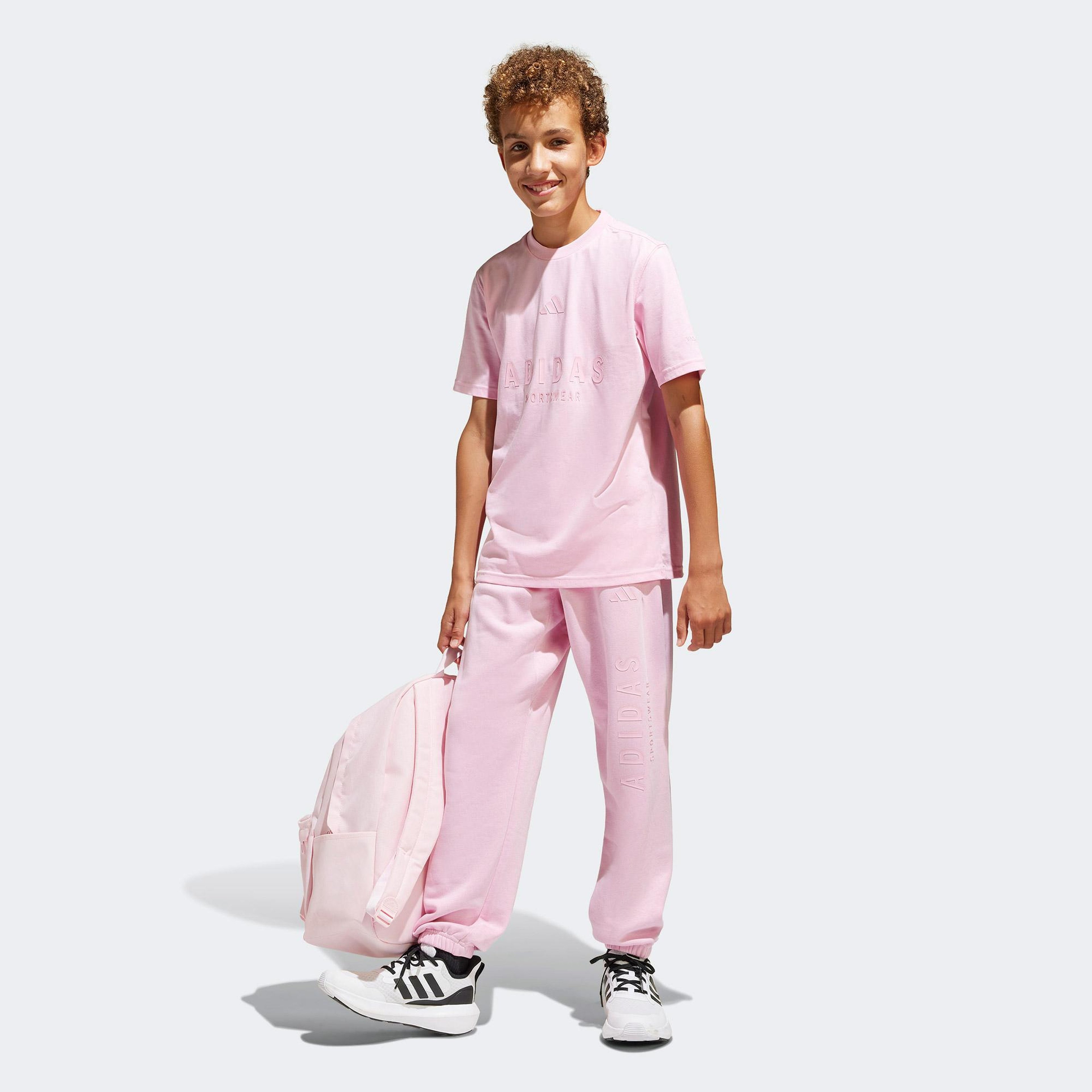adidas All Season Gfx Çocuk Pembe Eşofman Altı
