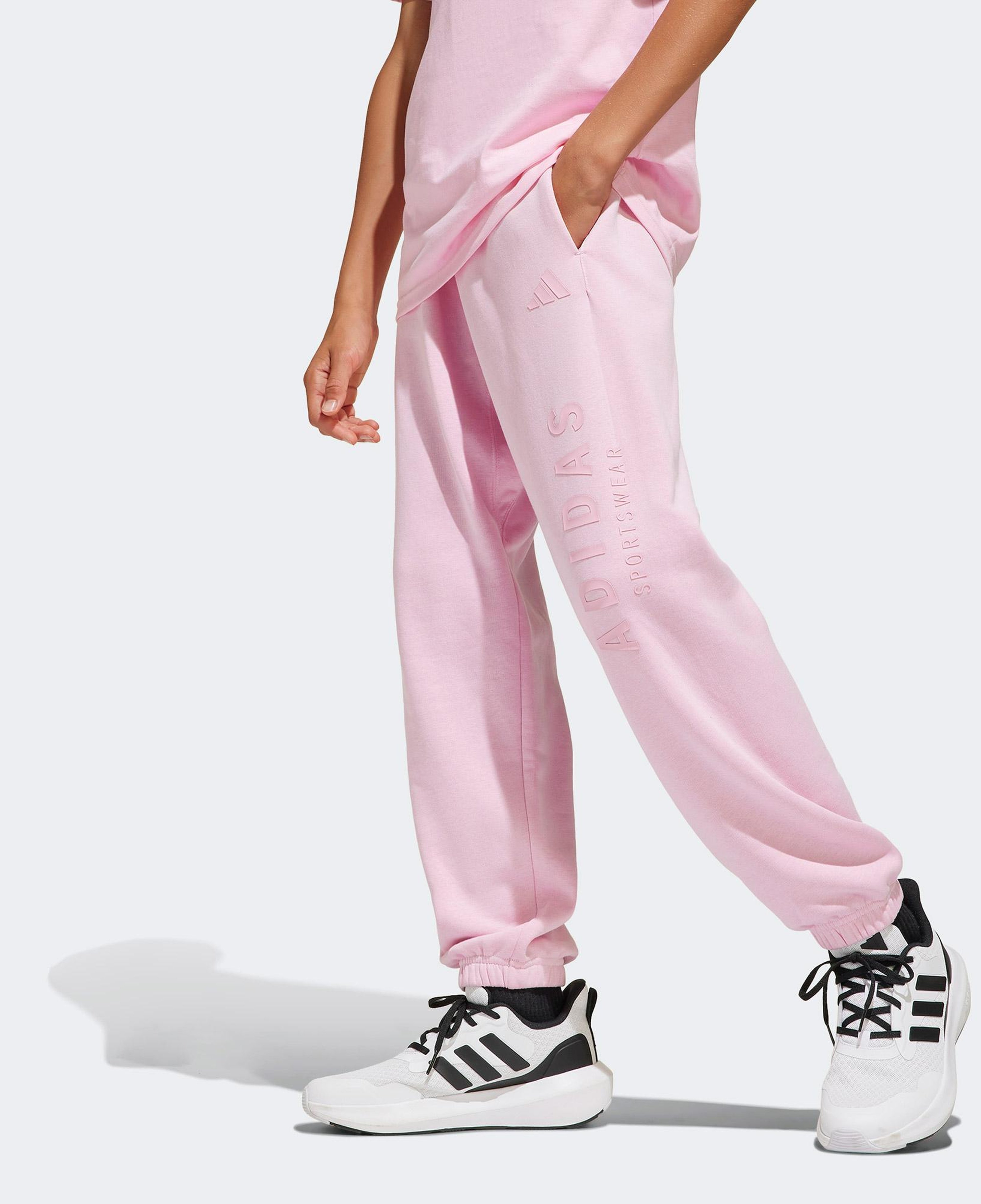 adidas All Season Gfx Çocuk Pembe Eşofman Altı