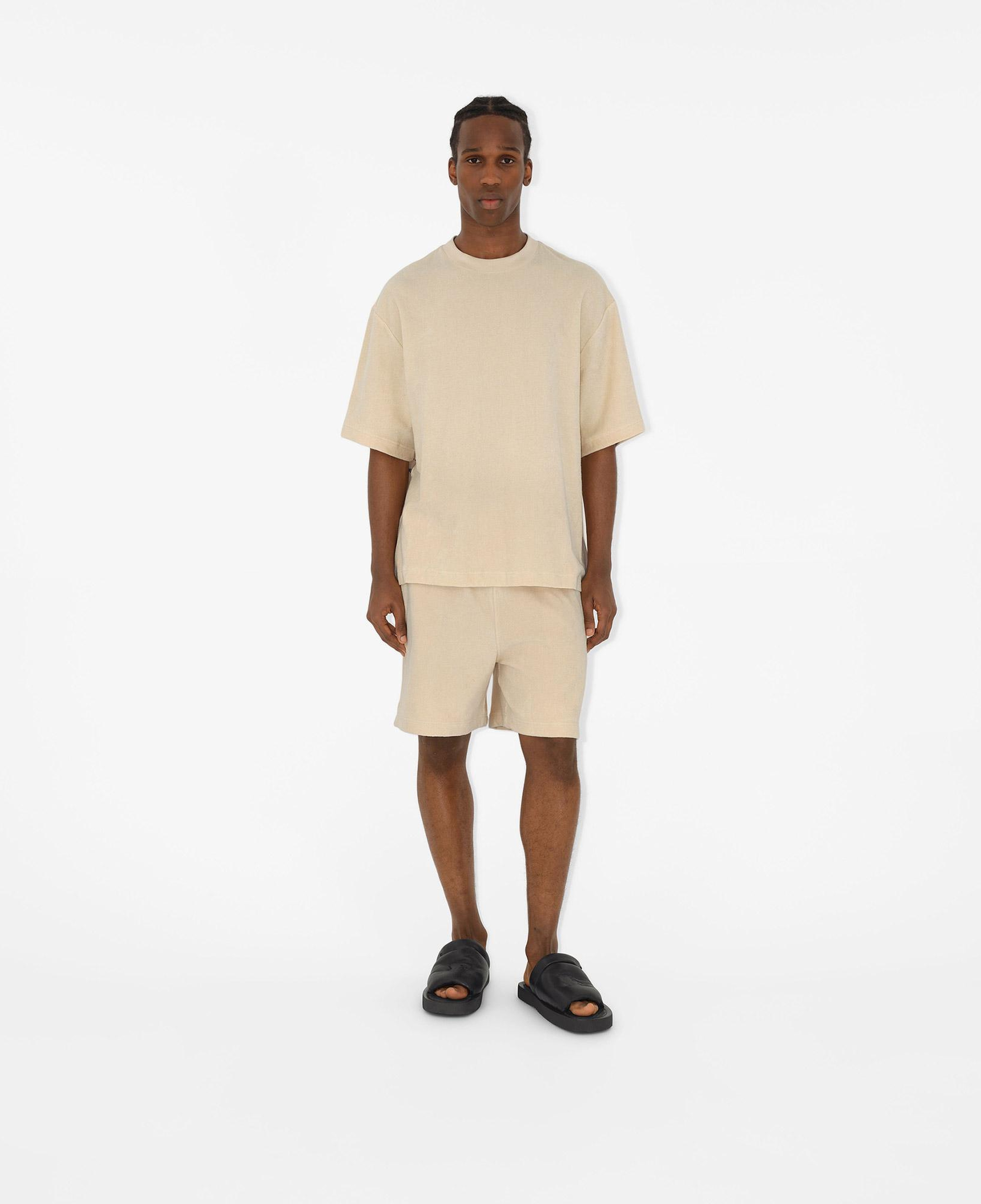 Burberry Erkek Krem Şort