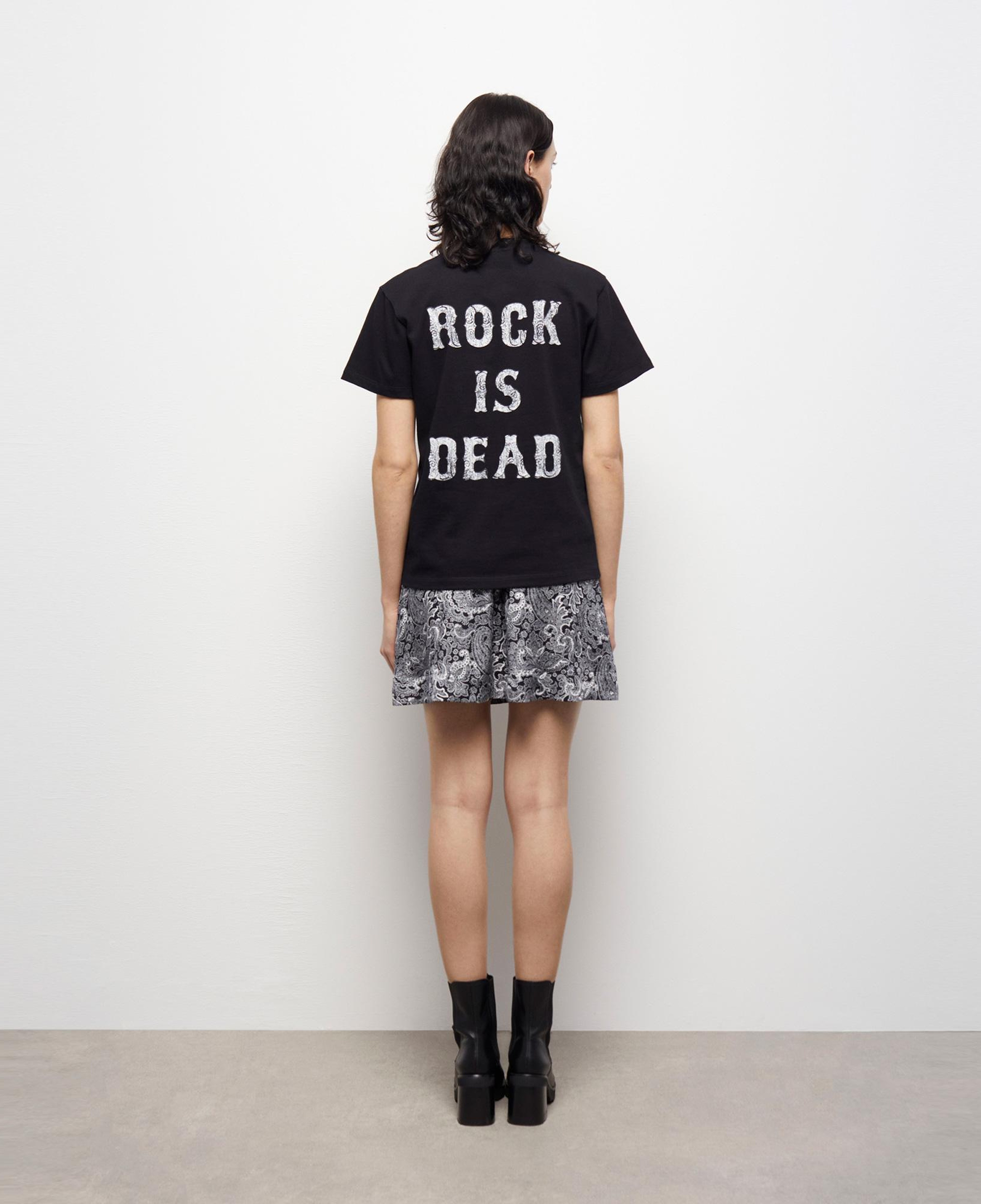 The Kooples Round-neck Cotton Kadın Siyah T-Shirt