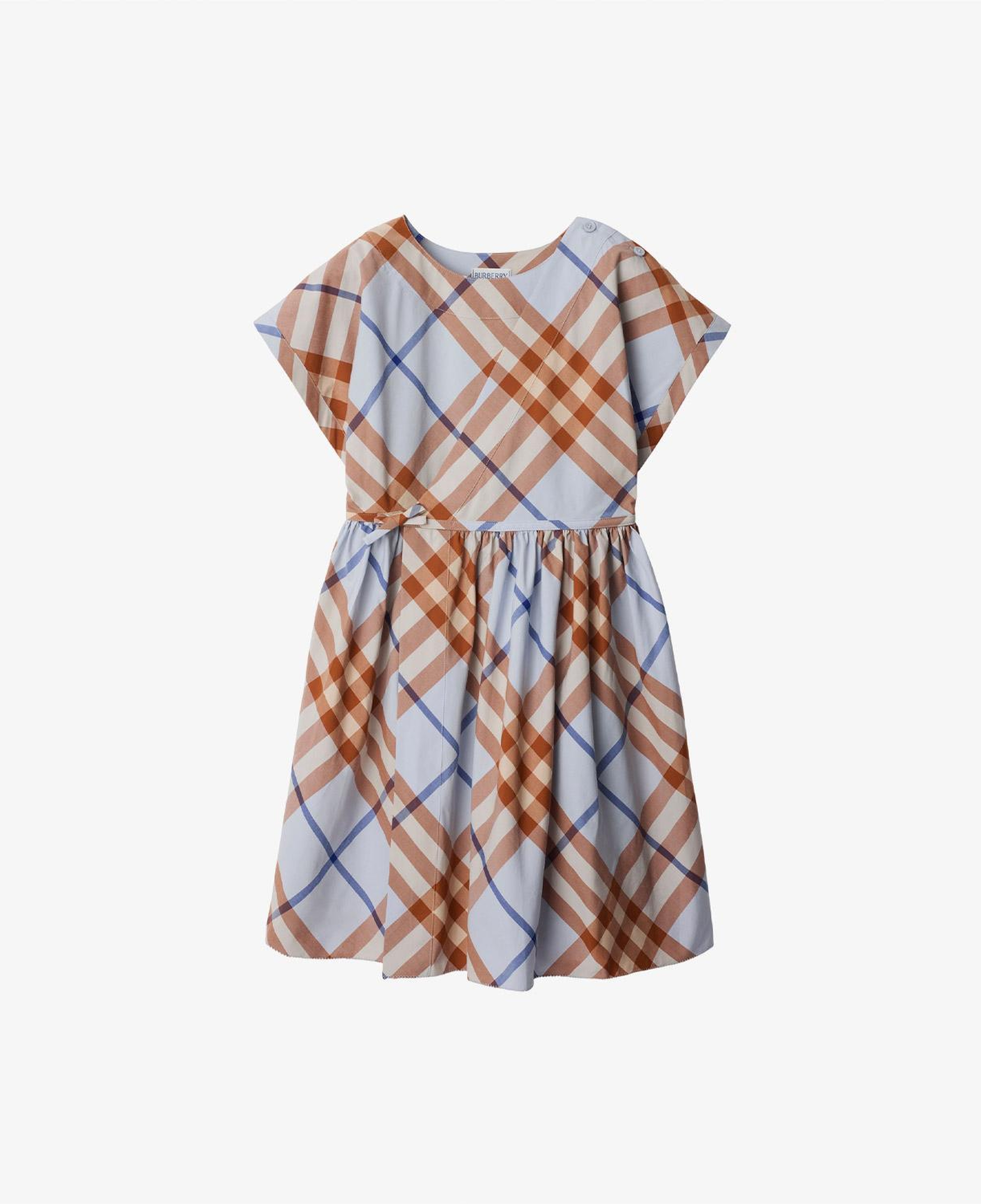 Burberry Çocuk Mavi Pamuk Elbise