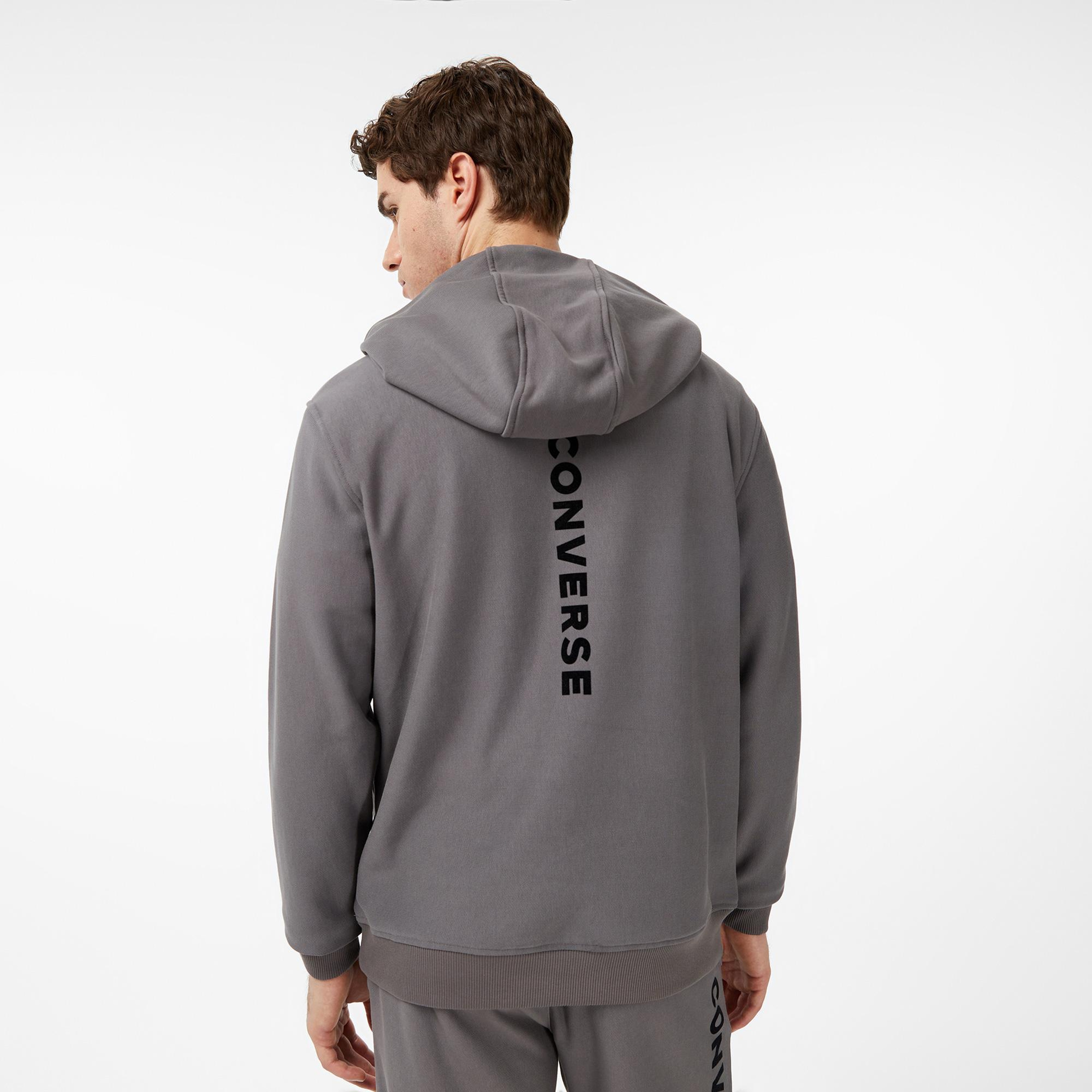 Converse Erkek Gri Sweatshirt