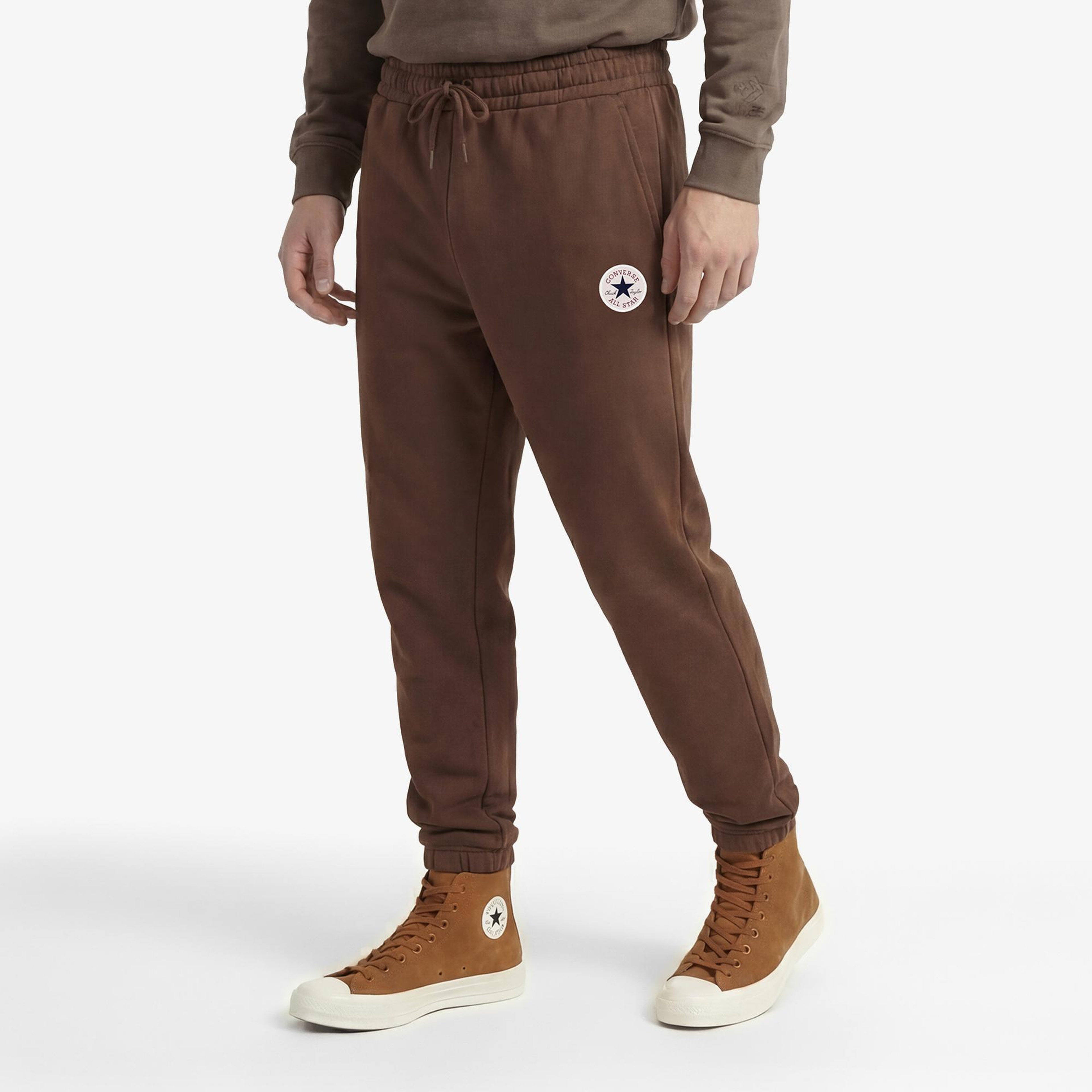 Converse Standard Fit Core Chuck Patch Erkek Kahverengi Eşofman Altı