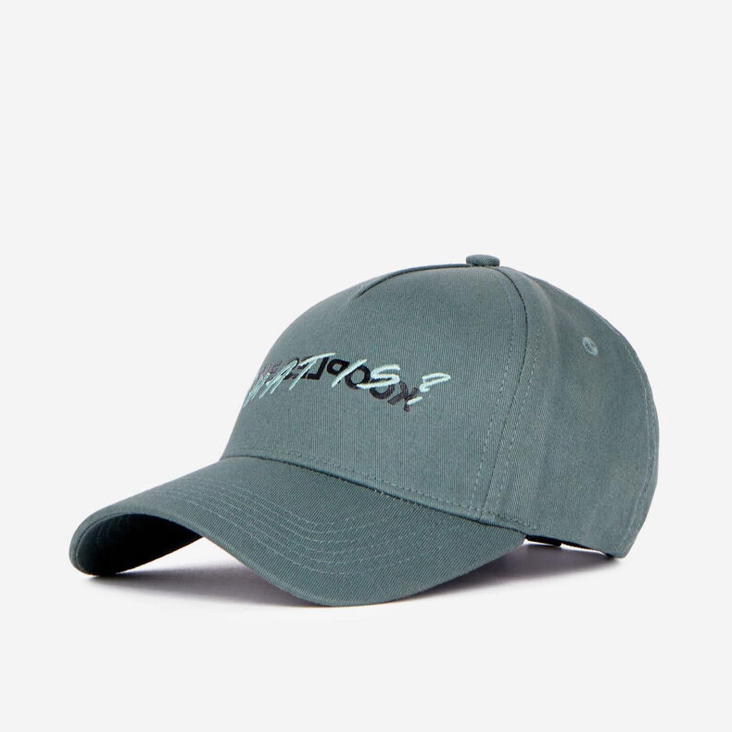 Unisex Baskılı Yeşil Şapka