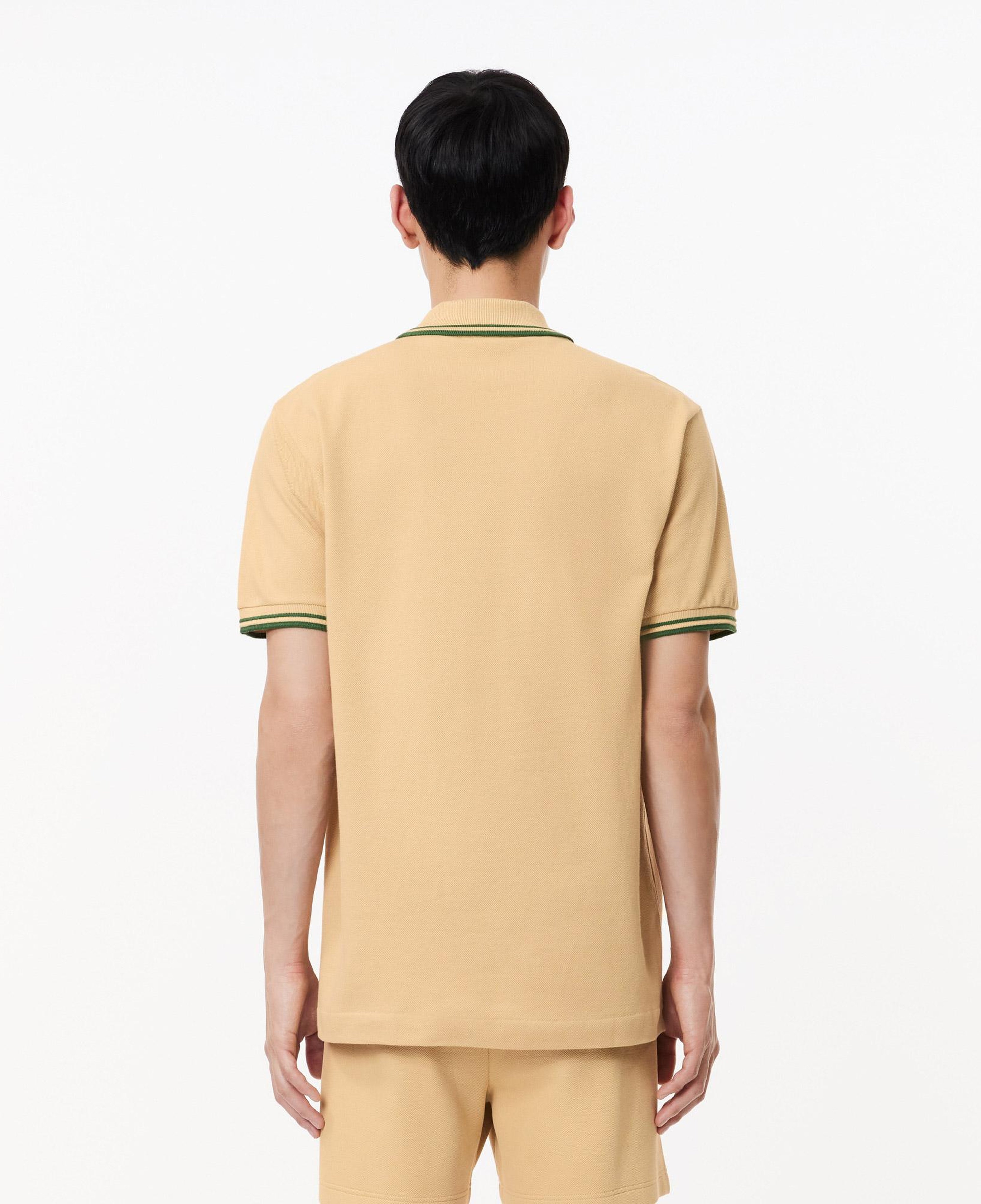 Lacoste L.12.12 Erkek Classic Fit Baskılı Bej Polo