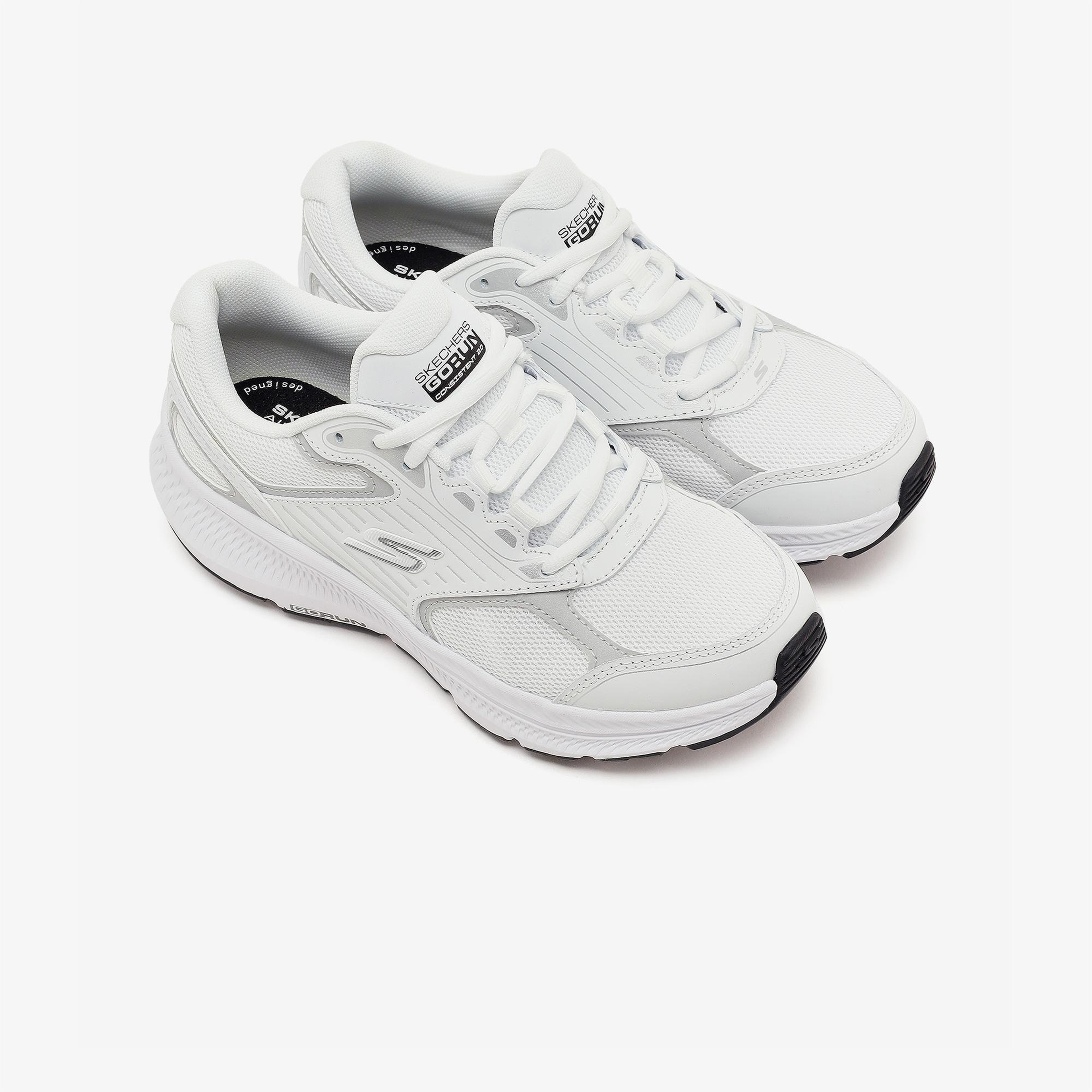 Skechers Go Run Consistent 2.0 Kadın Beyaz Koşu Ayakkabısı