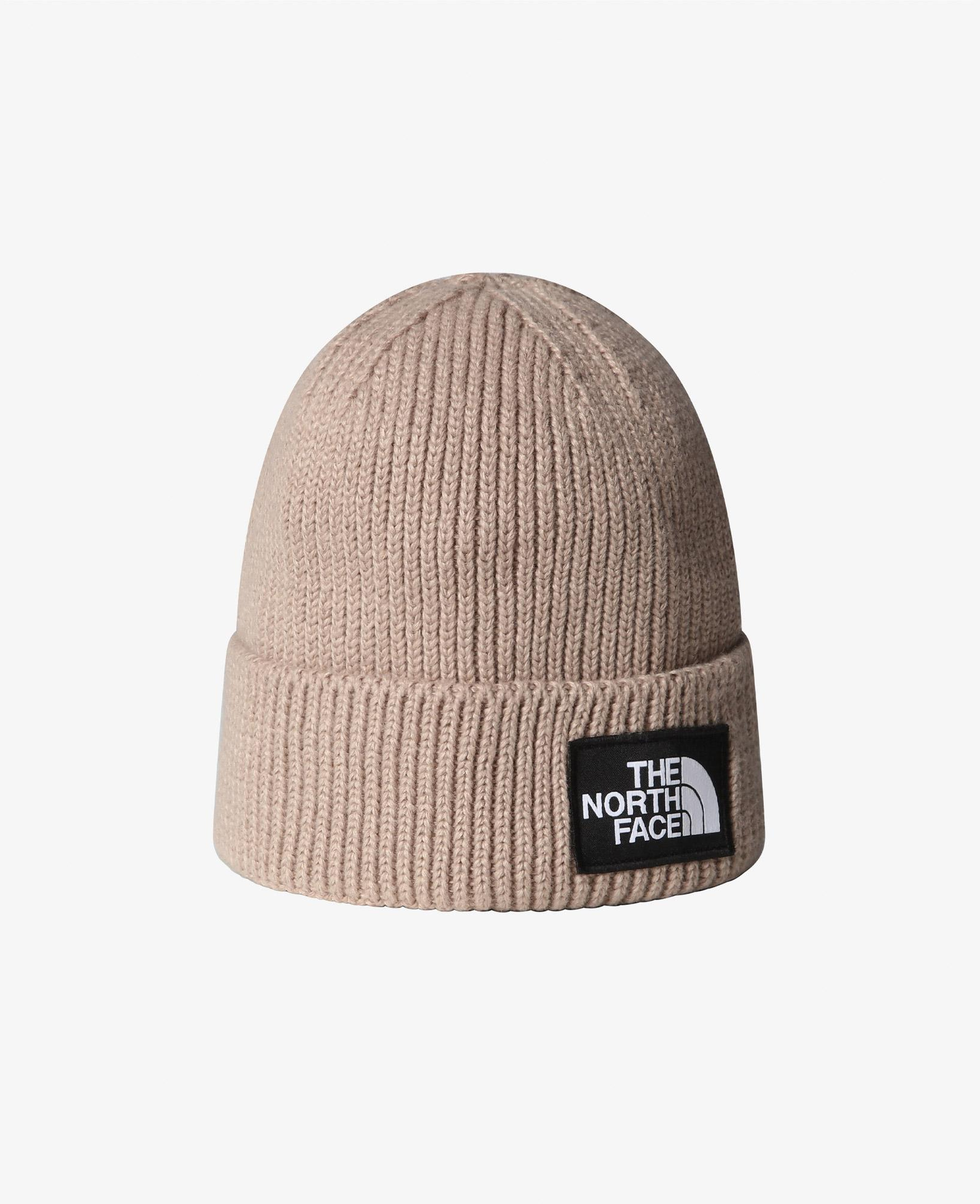 The North Face Logo Box Cuffed Unisex Gri Bere