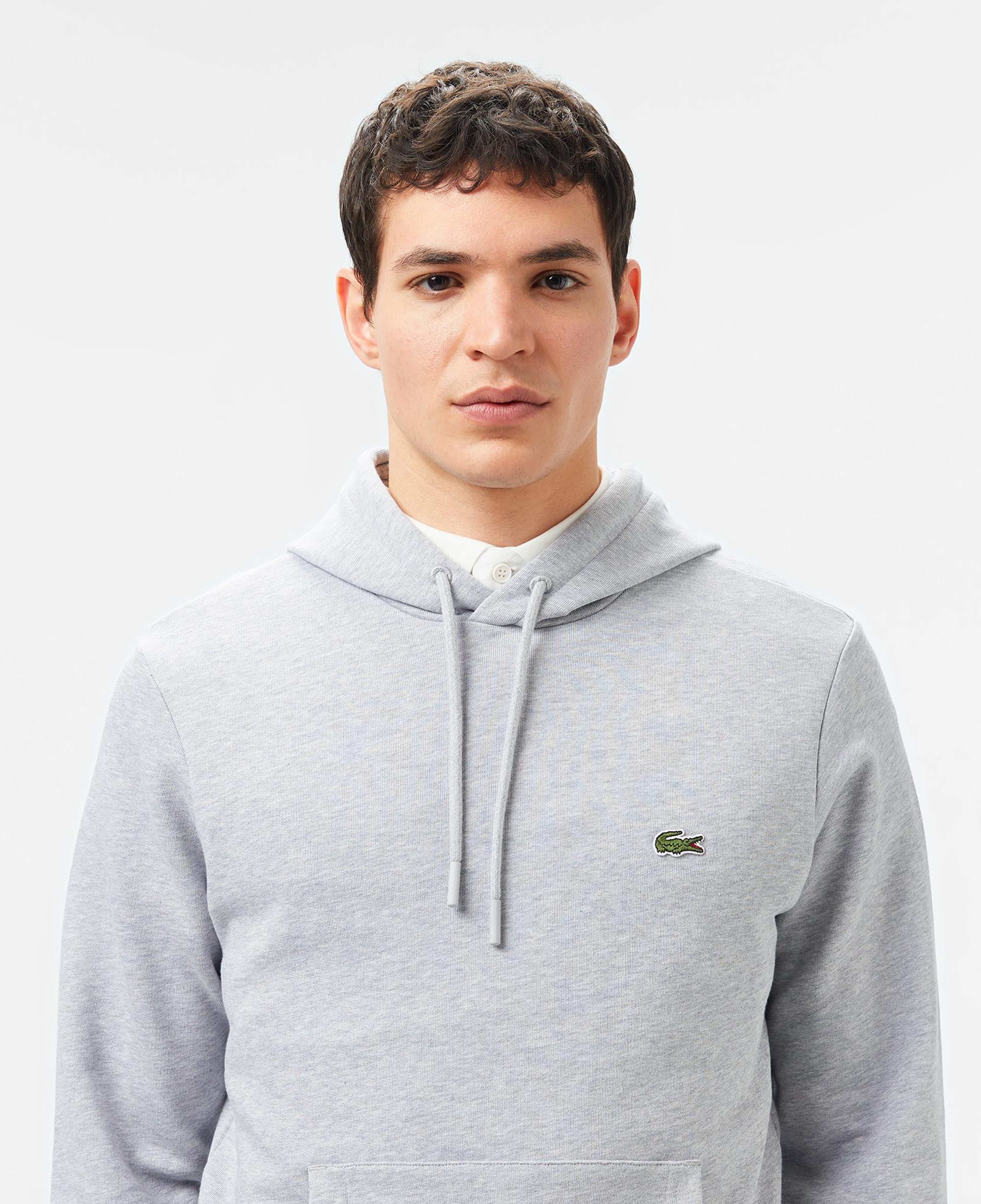 Lacoste Classic Fit Erkek Gri Sweatshirt
