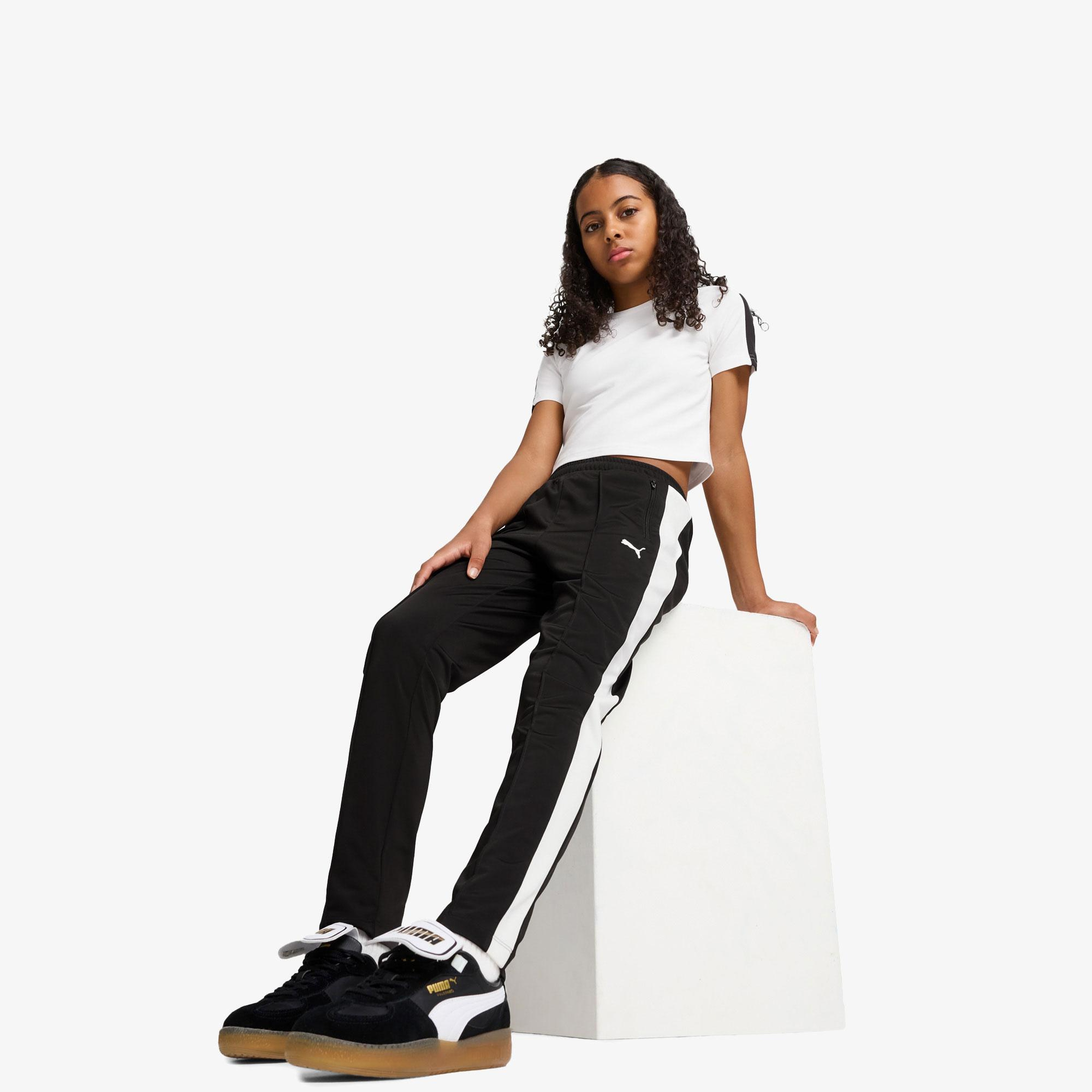 Puma T7 Always On Slim Çocuk Siyah Eşofman Altı