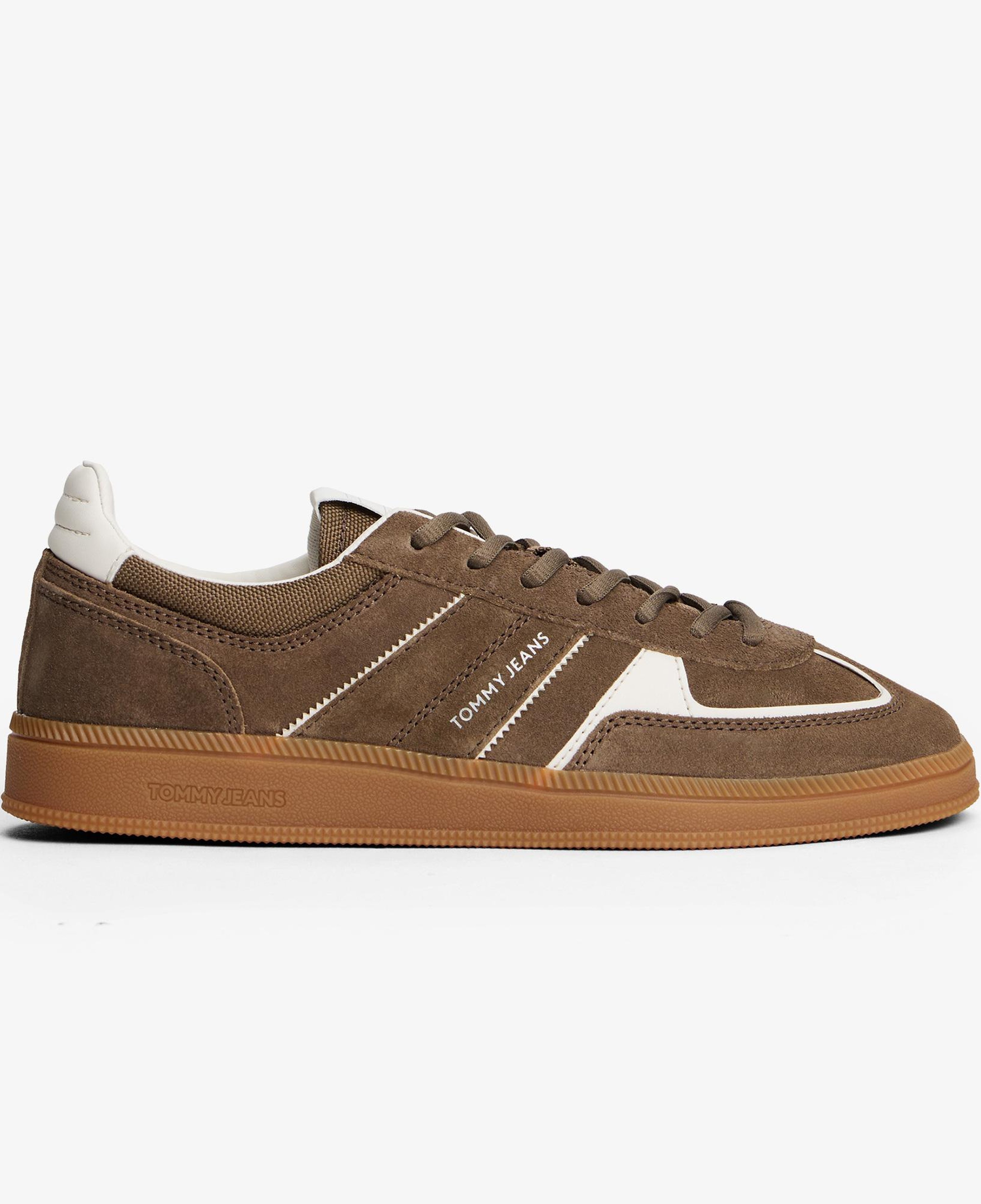 Tommy Hilfiger Kadın The Greenwich Edge Süet Kahverengi Sneaker