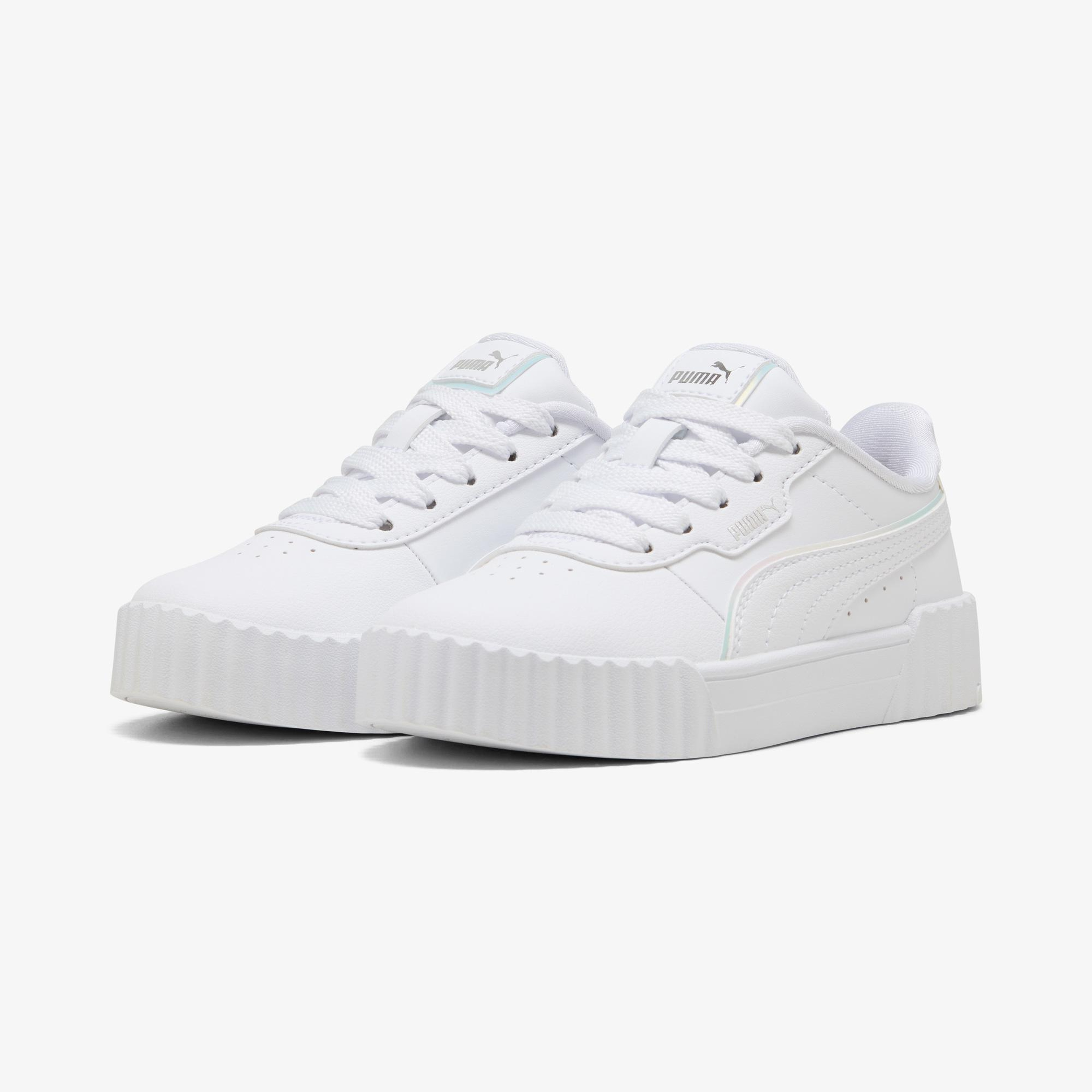 Puma Carina 3.0 Holo 2.0 Çocuk Beyaz Spor Ayakkabı