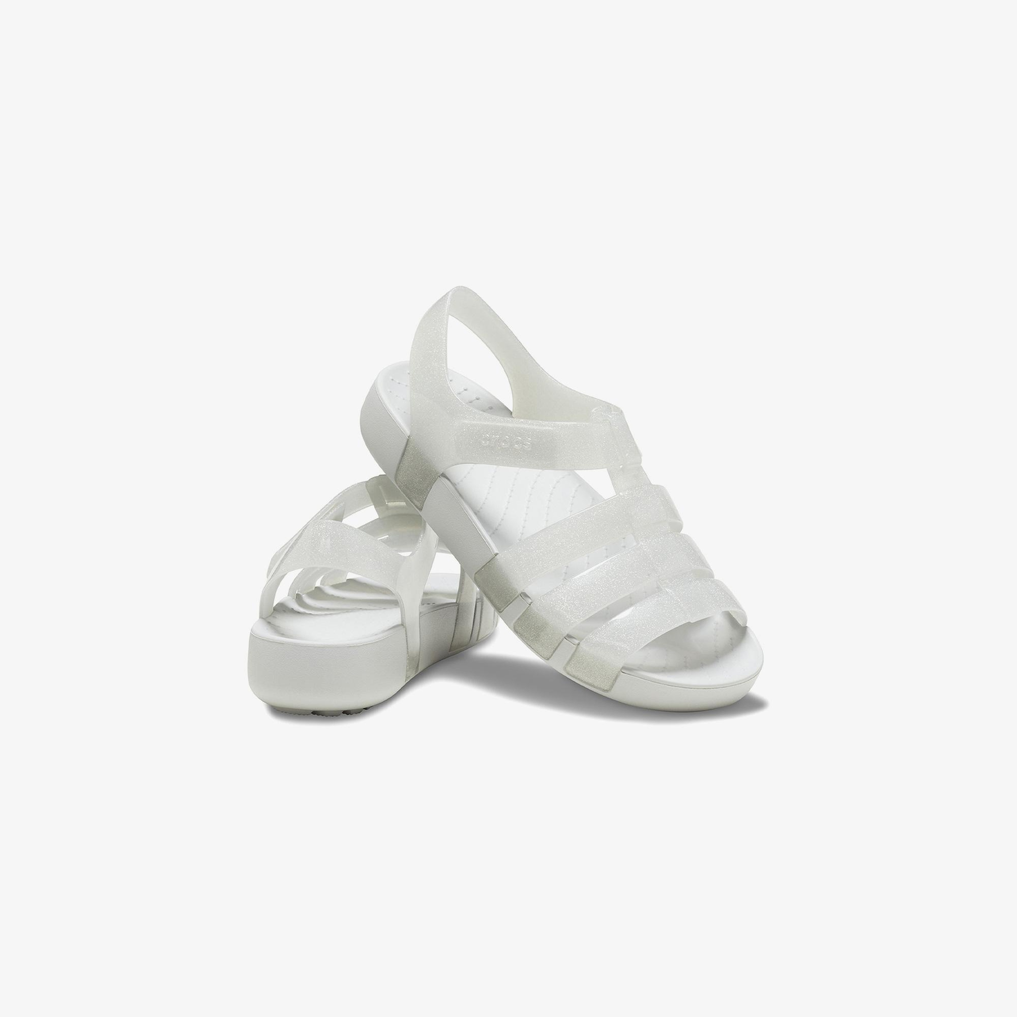 Crocs Isabella Glitter K Çocuk Gri Sandalet