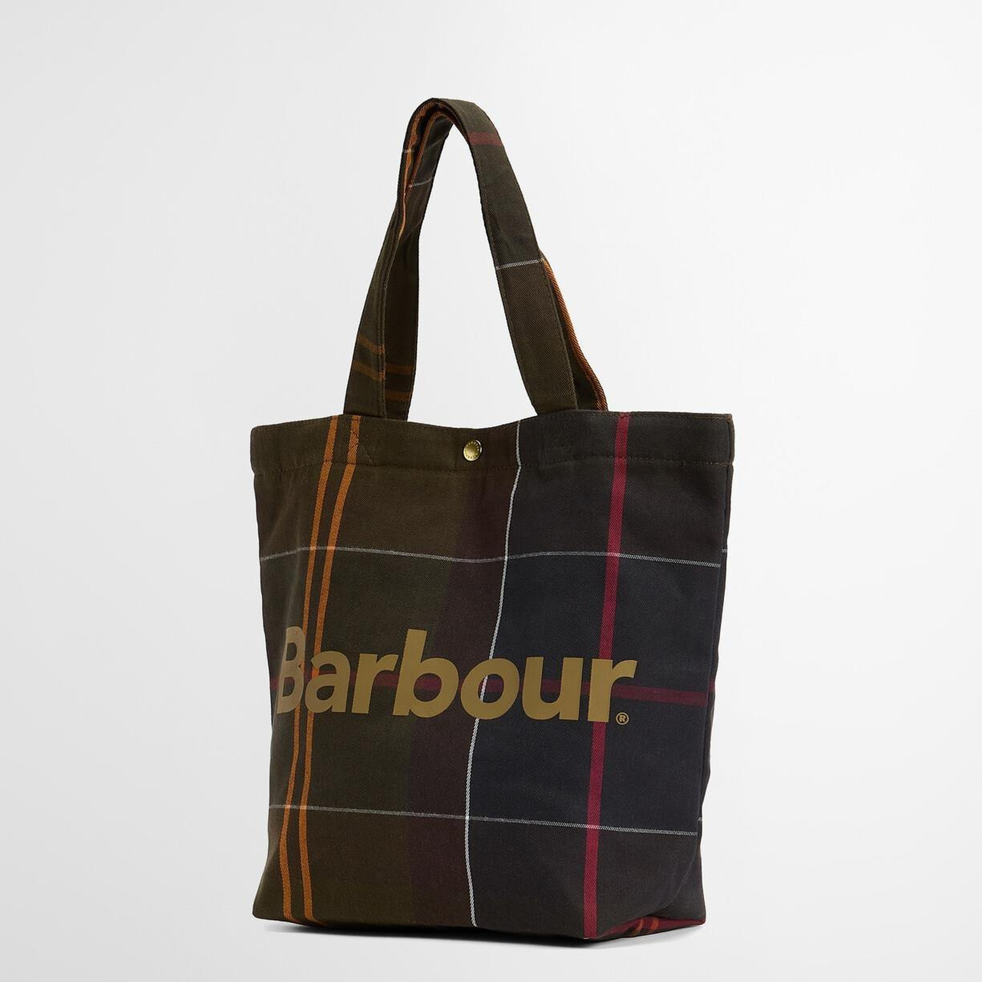 Barbour Mini Telfield Tartan Tote Çanta
