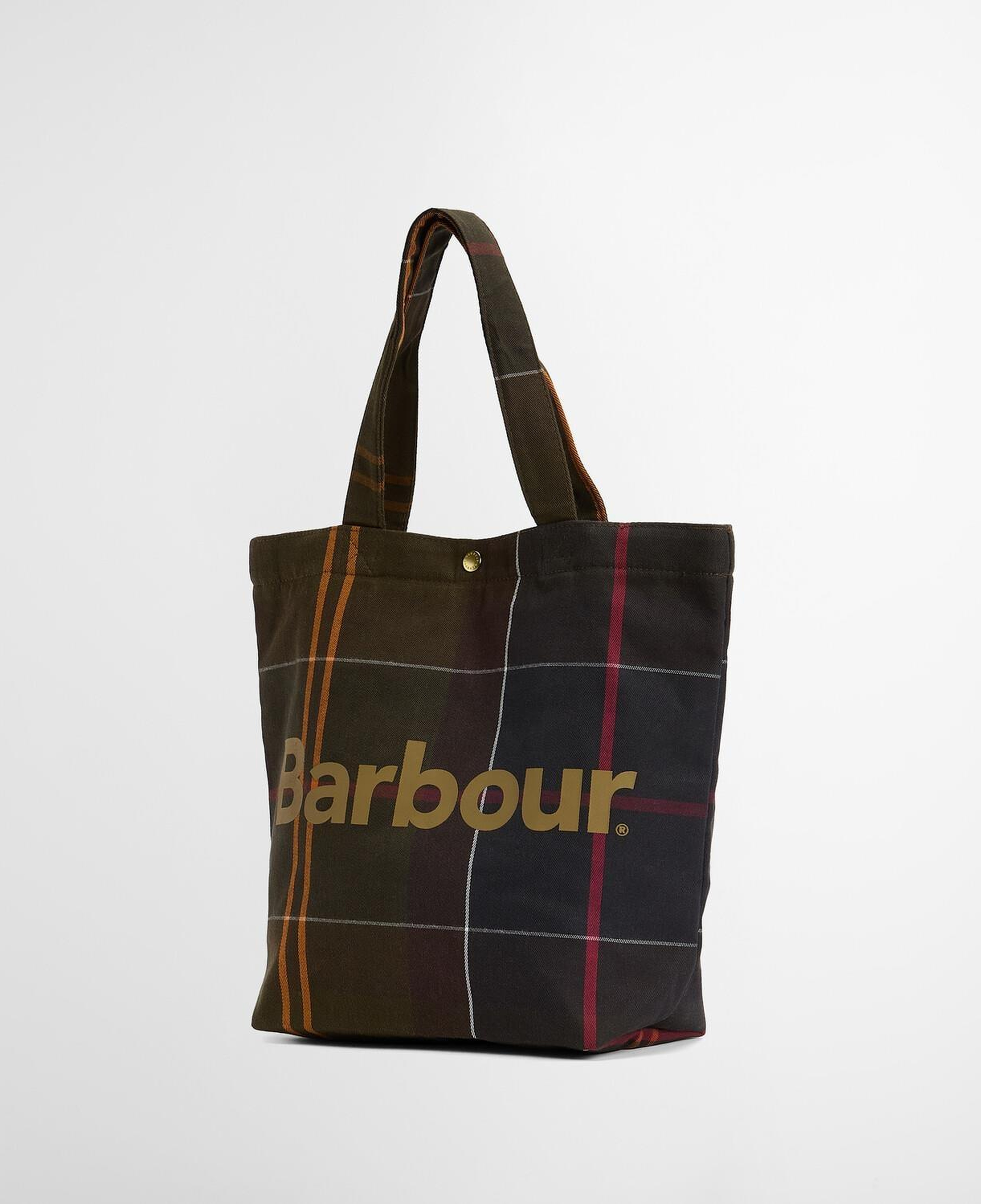 Barbour Mini Telfield Tartan Tote Çanta