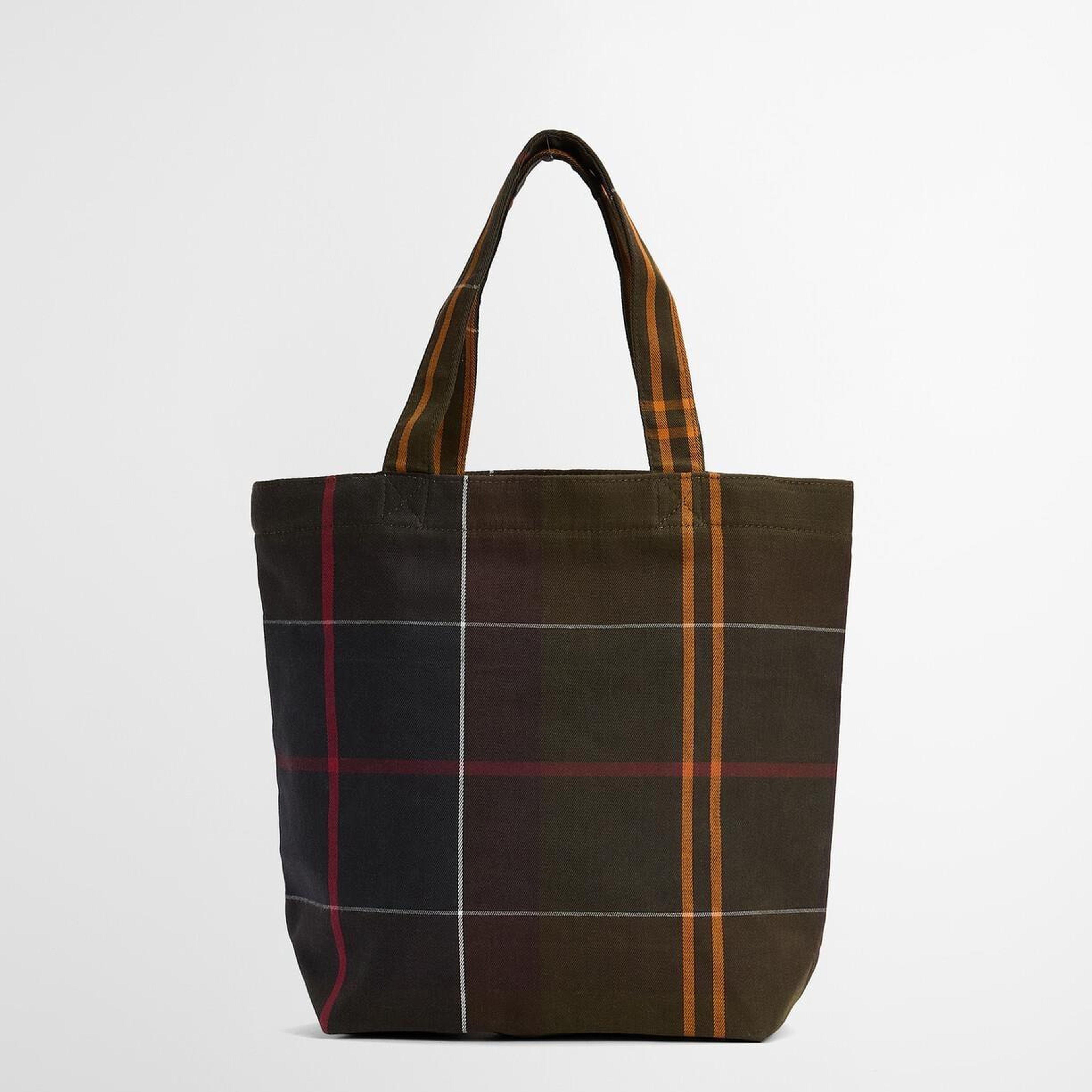 Barbour Mini Telfield Tartan Tote Çanta