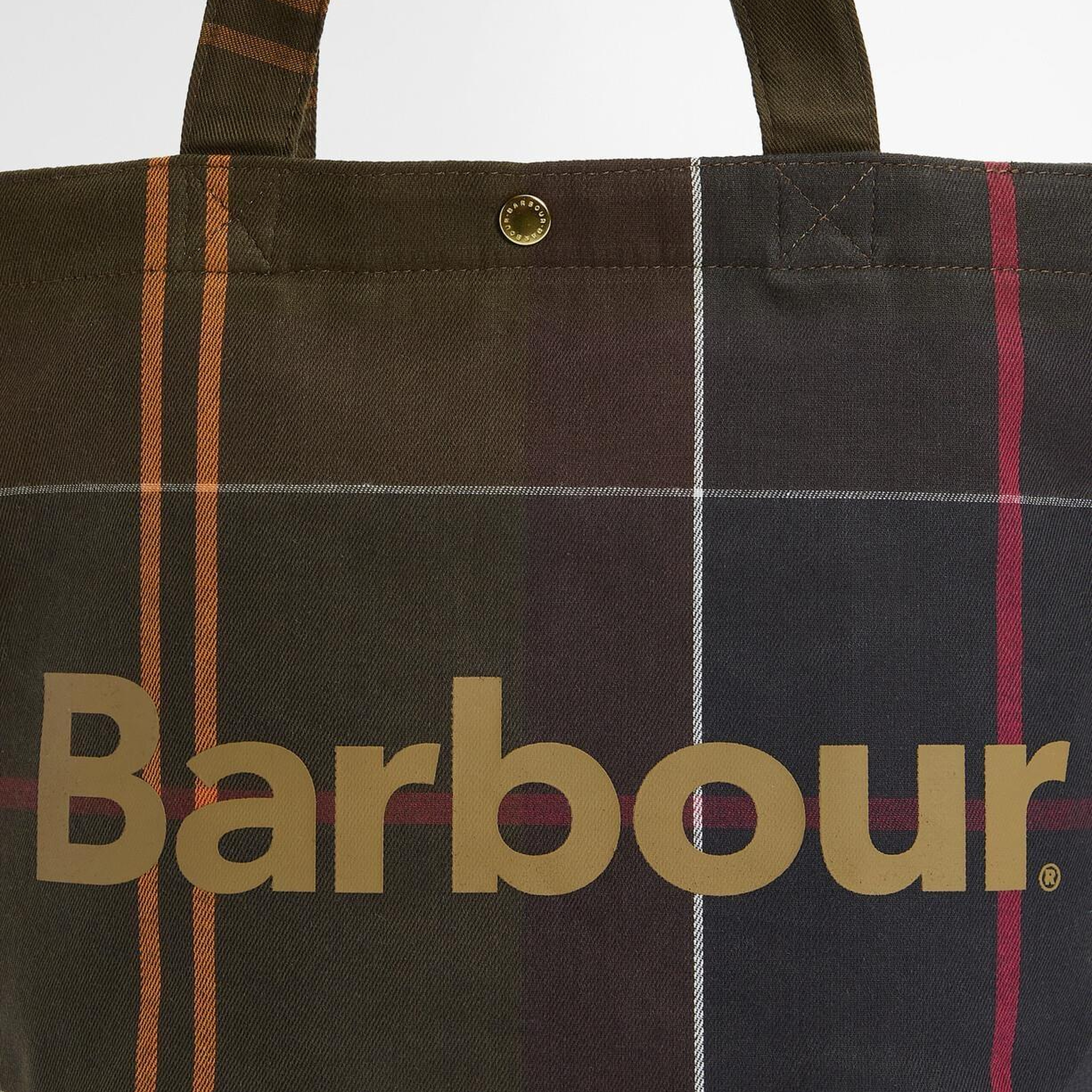 Barbour Mini Telfield Tartan Tote Çanta