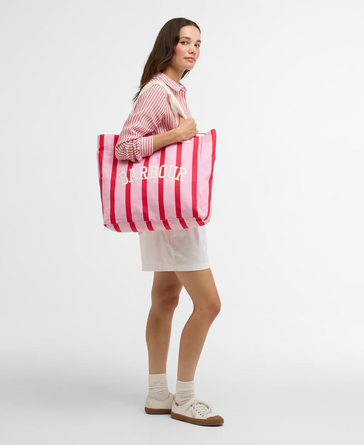 Barbour Emily Stripe Kol Çantası