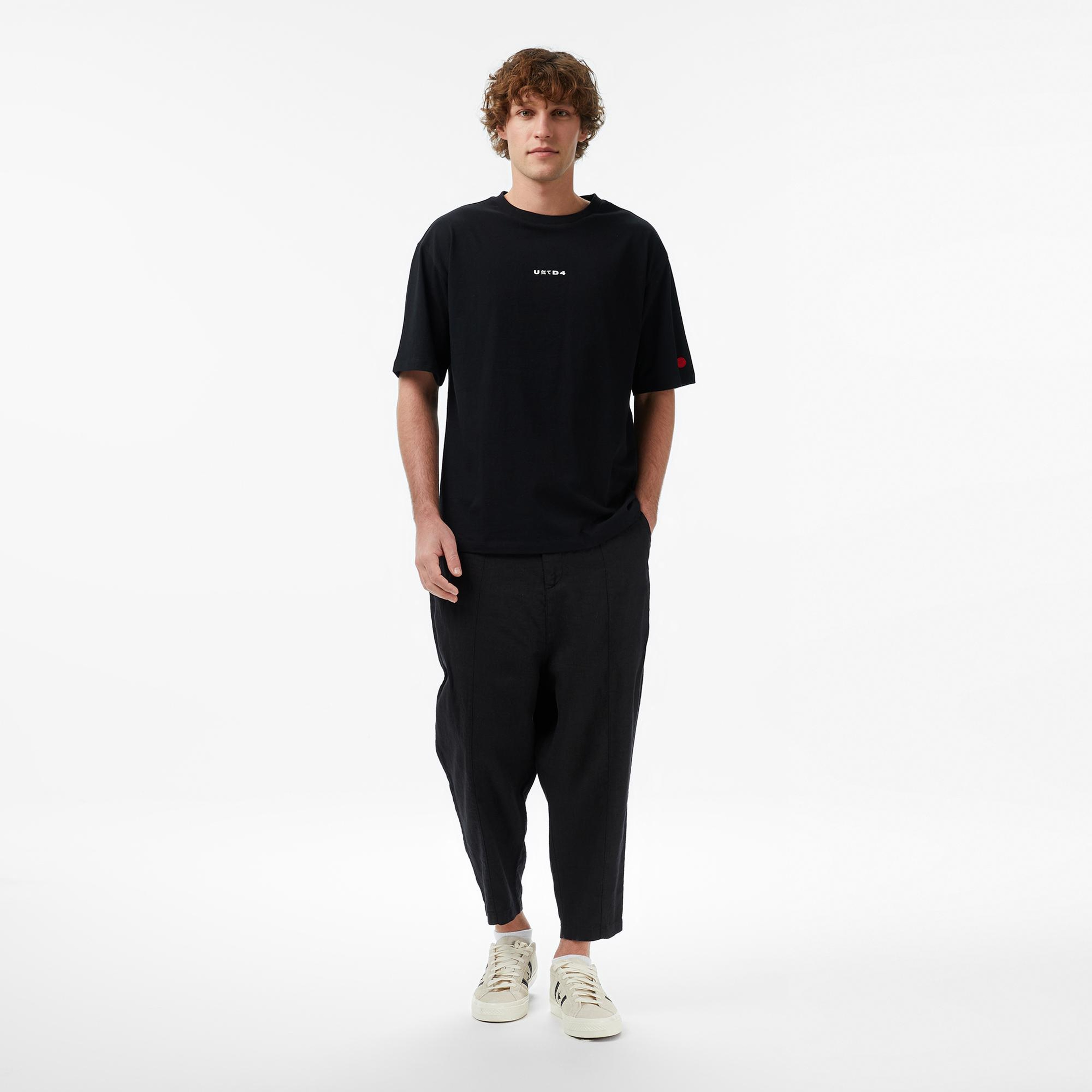 UNITED4 Regular Fit Erkek Siyah Pantolon