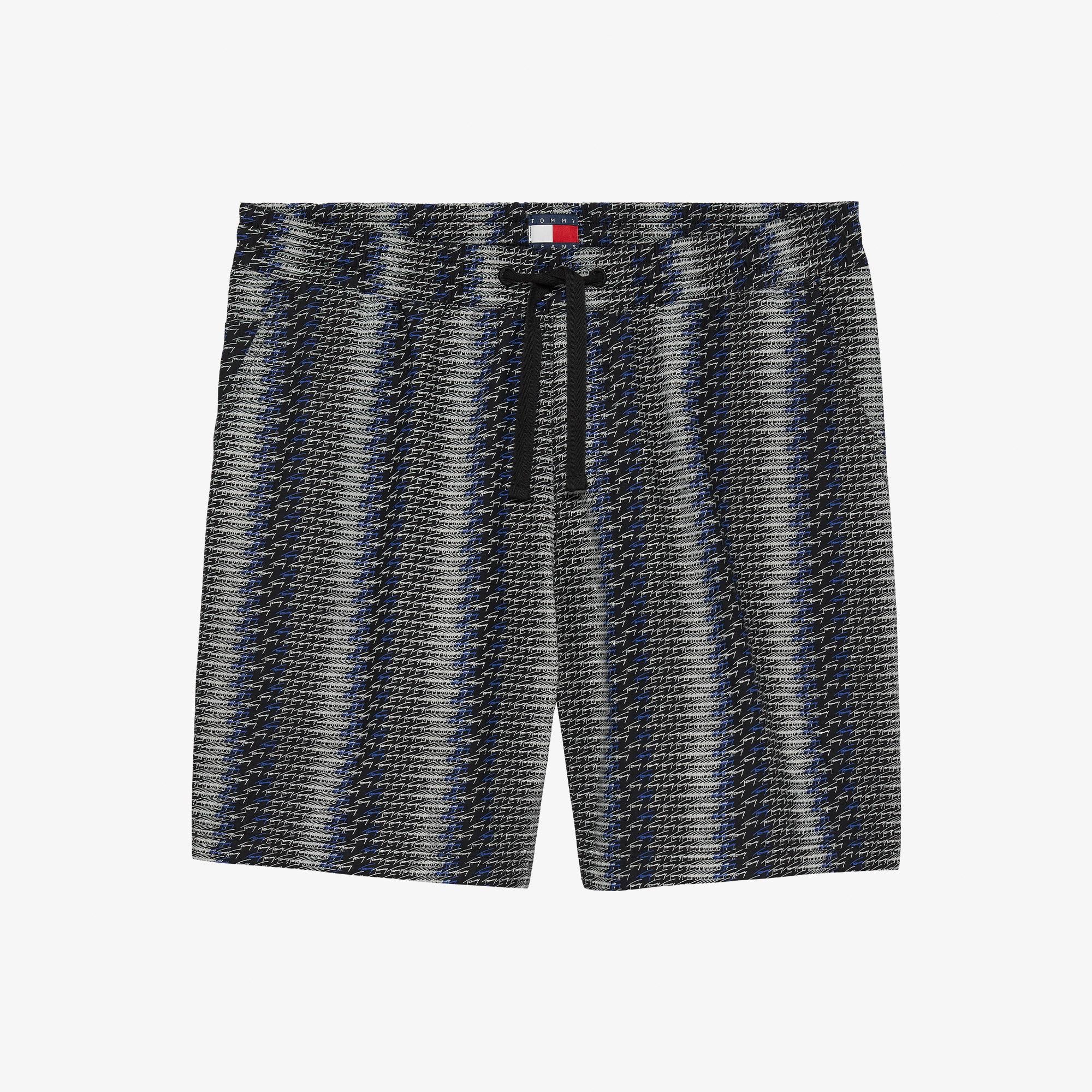 Tommy Hilfiger Aop Erkek Siyah Şort