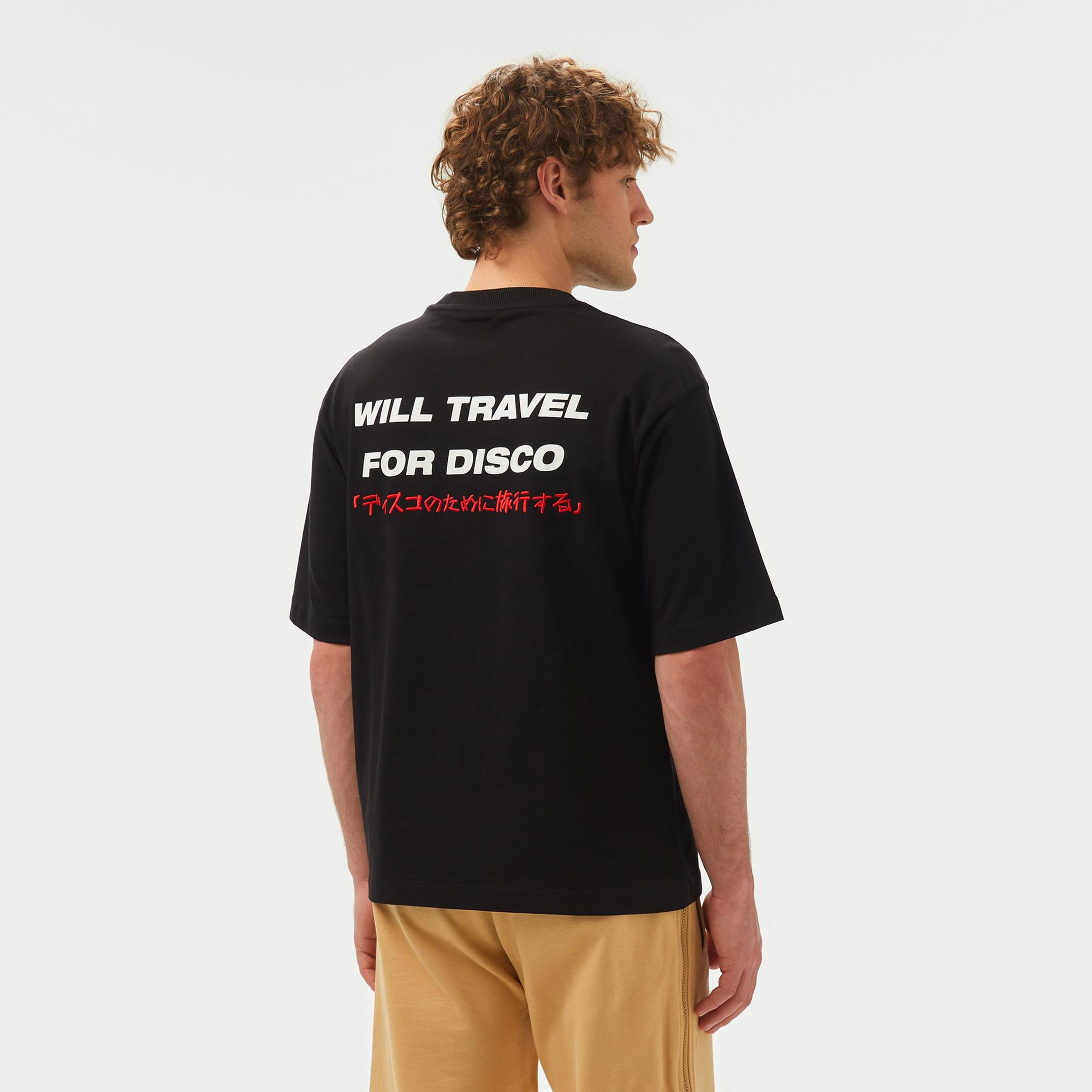 UNITED4 Erkek Siyah T-Shirt