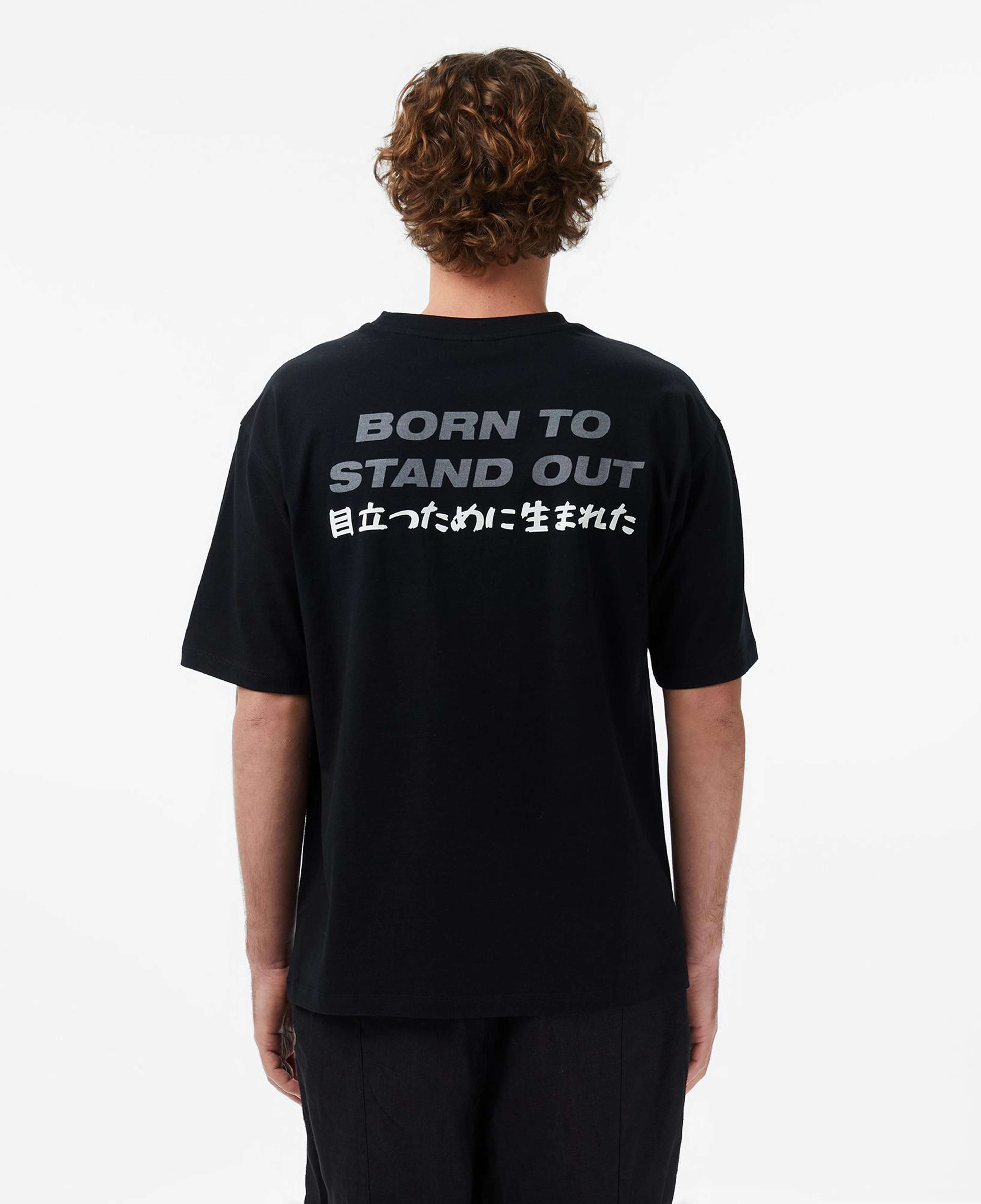 UNITED4 Regular Fit Erkek Siyah T-Shirt