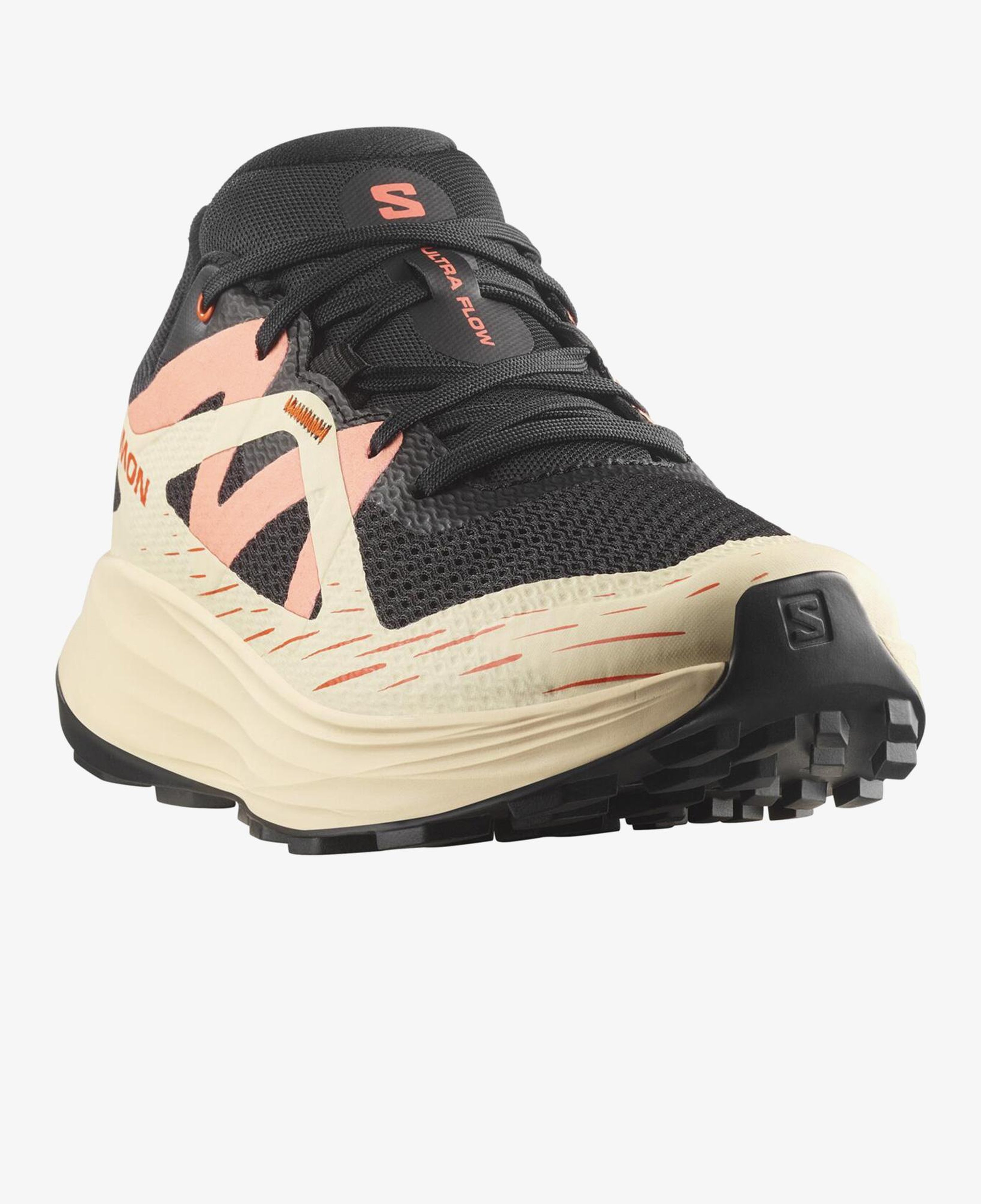 Salomon Ultra Flow Kadın Bej/Siyah Koşu Ayakkabısı