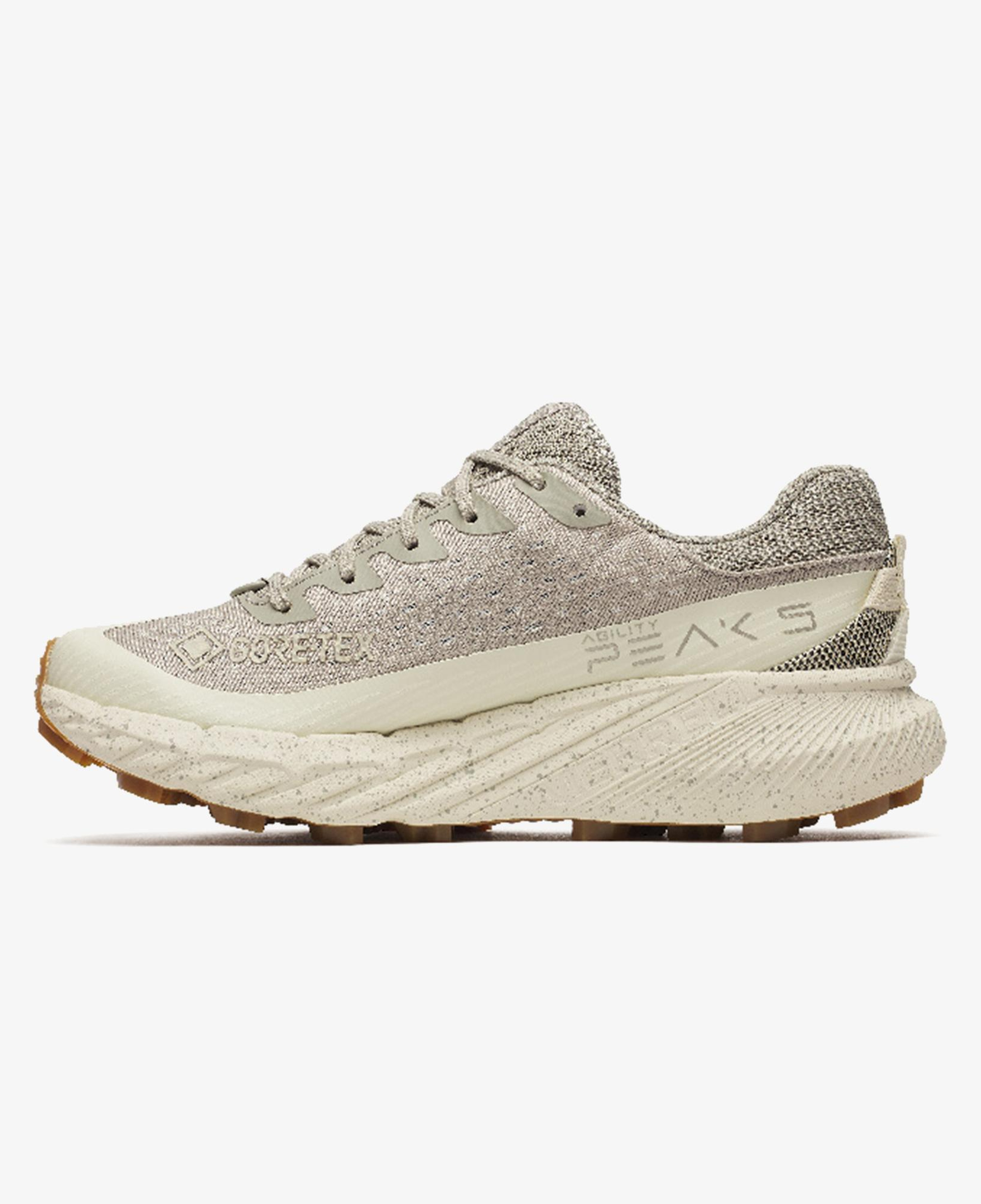 Merrell Agility Peak 5 Gore Tex Kadın Bej Koşu Ayakkabısı